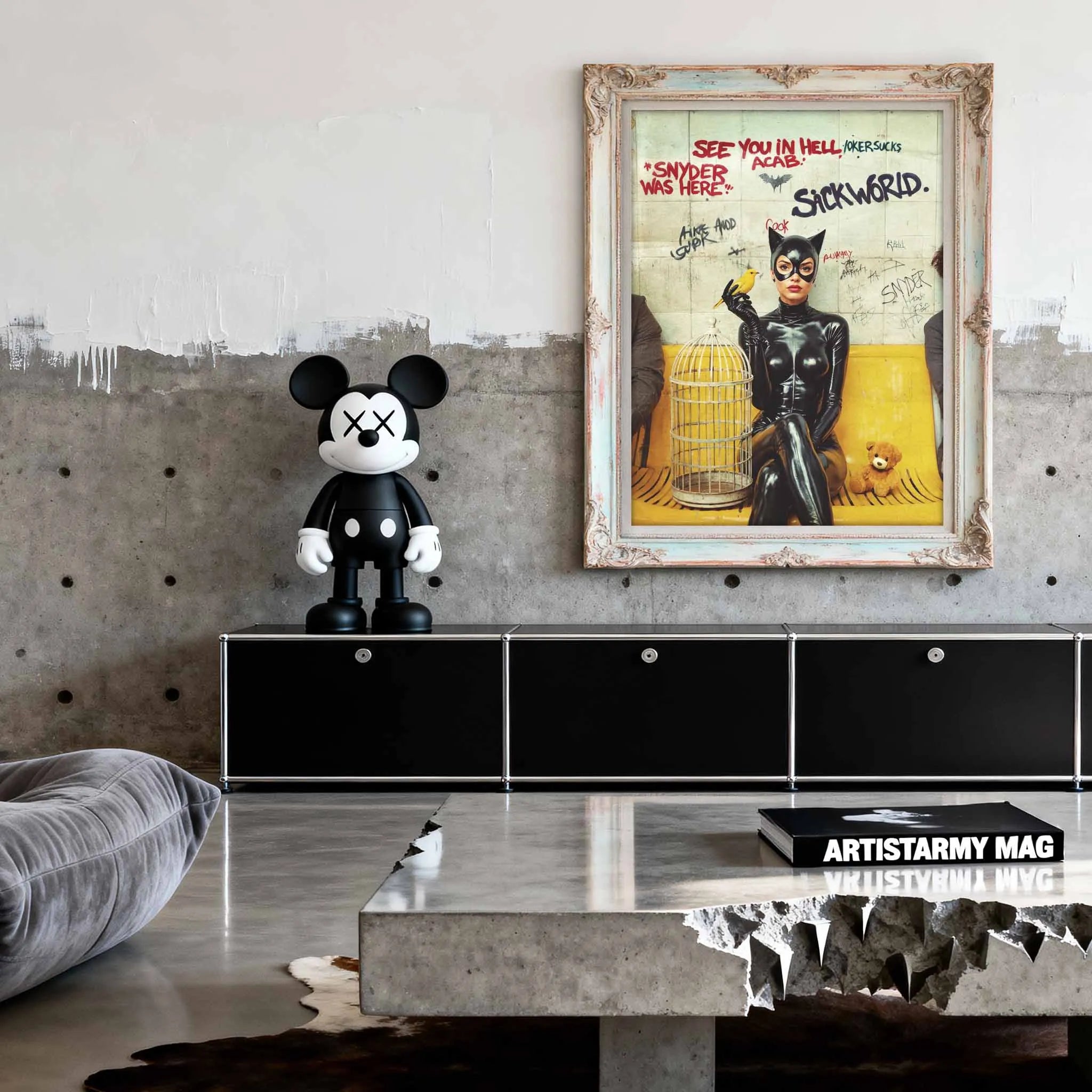 Artist Army Cat Woman Fast Food Poster 3