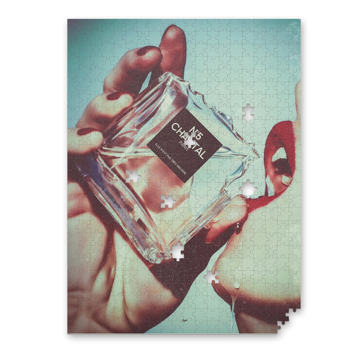 Chantal N°5 Fashion Kunstpuzzle mit Parfumflakon von Artist Army