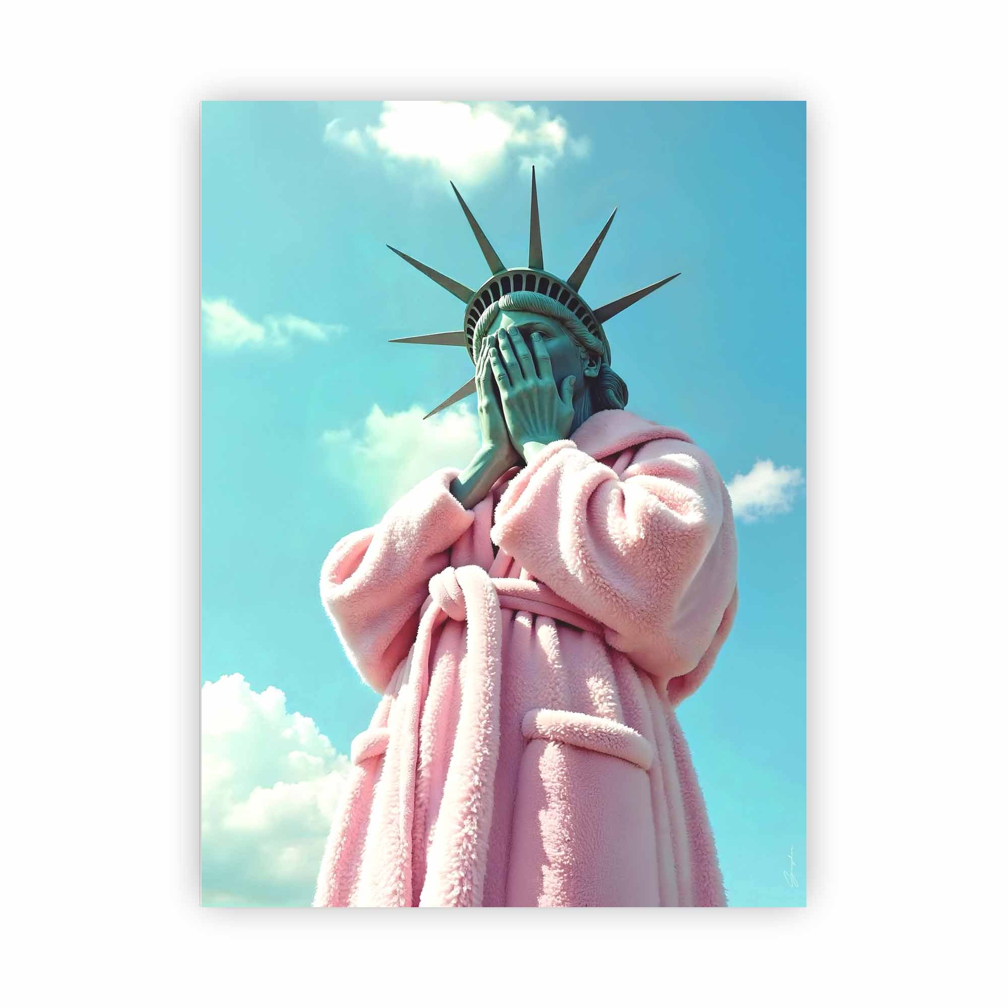 Artist Army Confused Liberty Alu Dibond 1