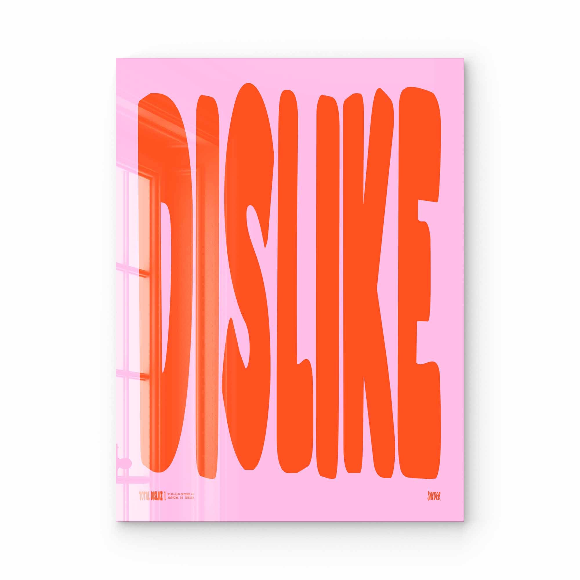 Artist Army Dislike Acrylglasbild 1