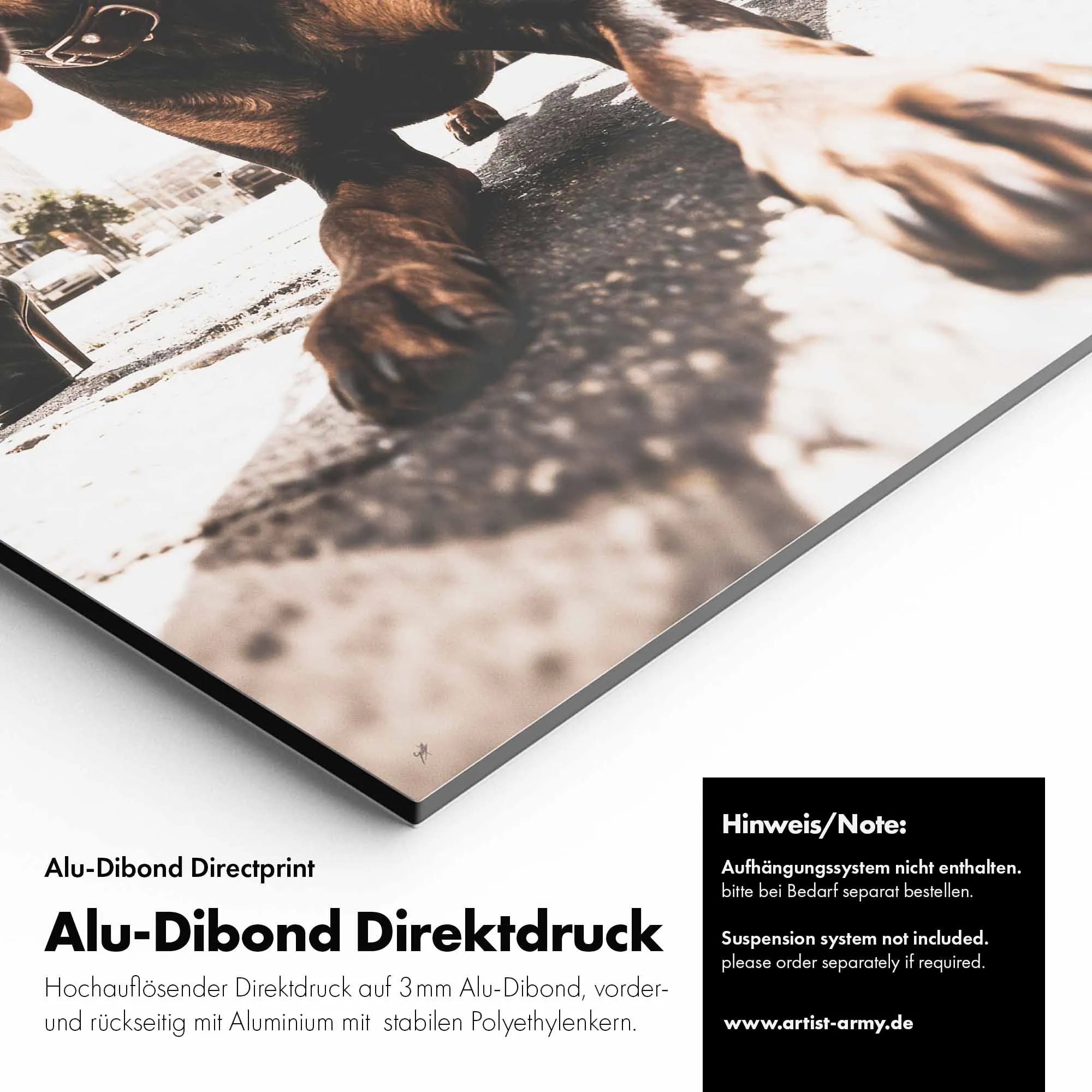 Artist Army Doggystyle Alu Dibond Detail