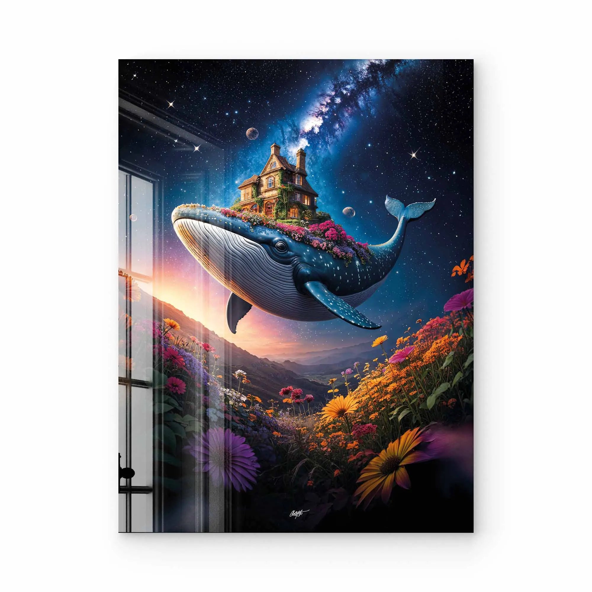 Artist Army Dream Whale Acrylglasbild 1