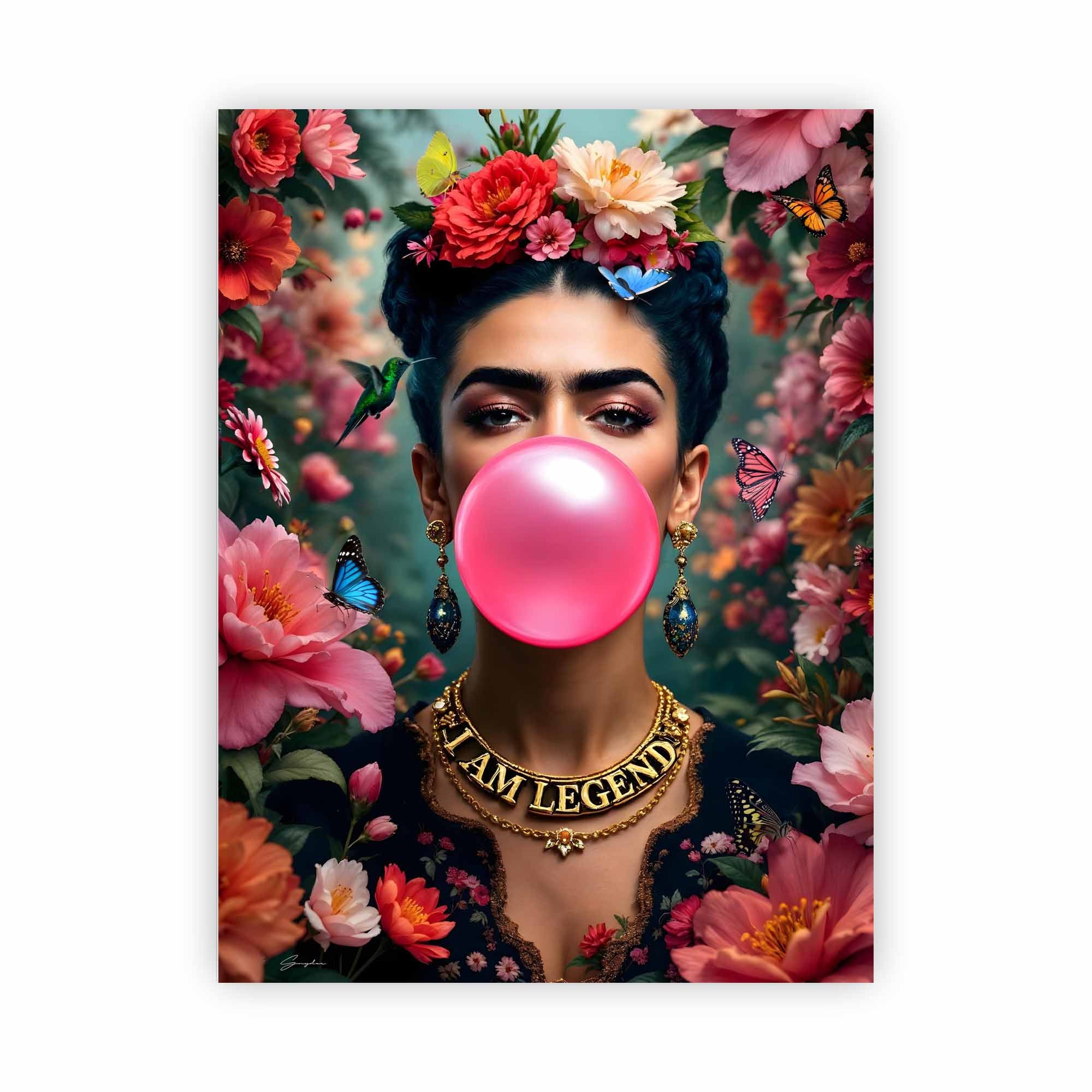 Artist Army Frida Kahlo Alu Dibond 1