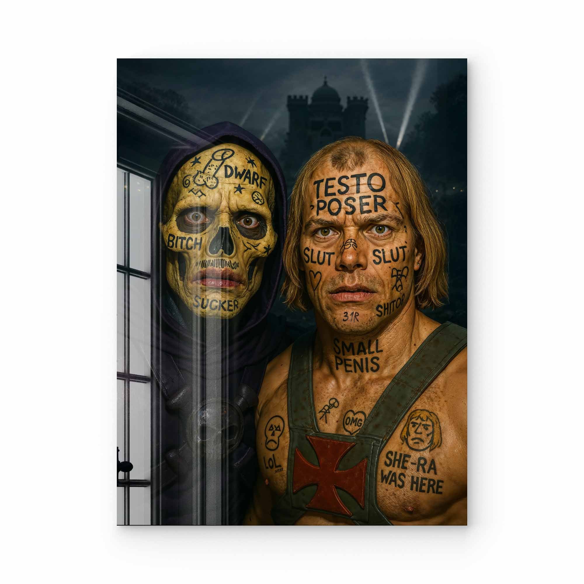Artist Army Grayskull Party Boys Acrylglasbild 1