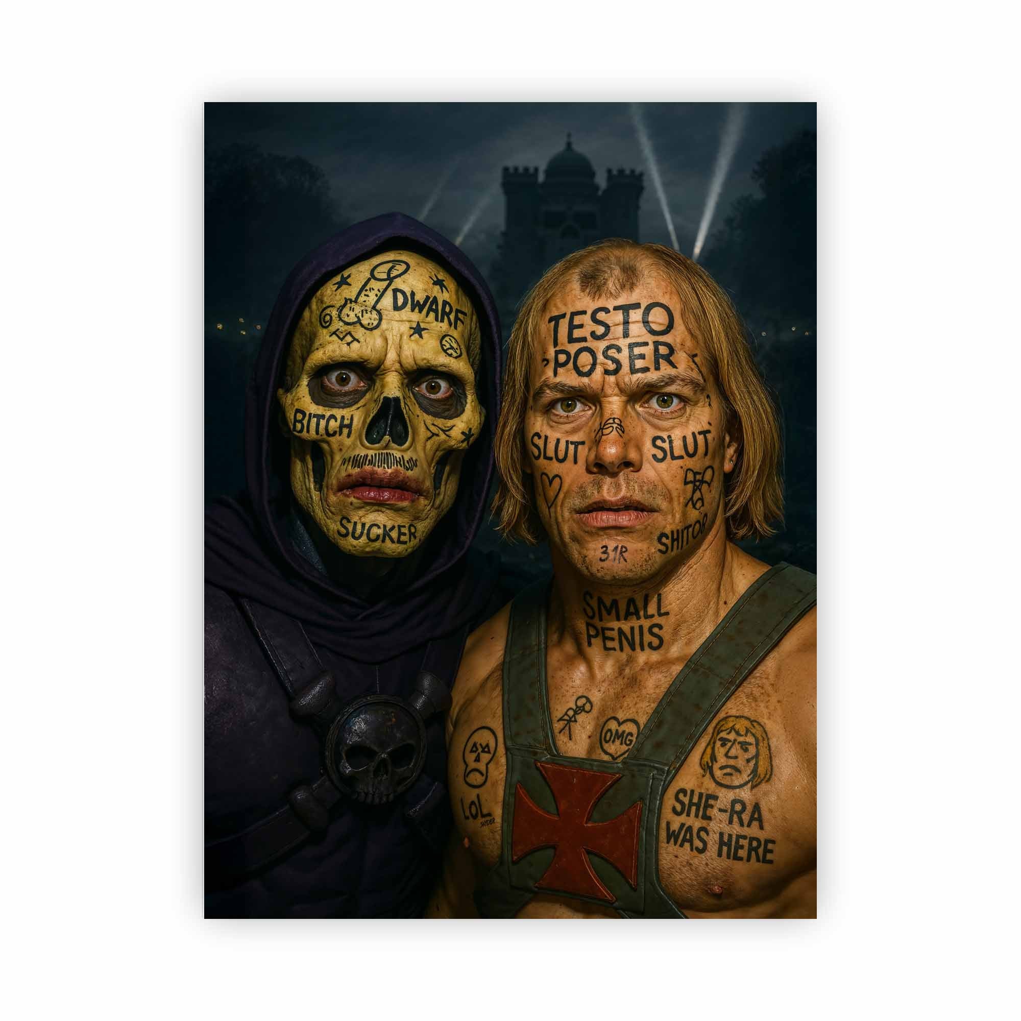 Artist Army Grayskull Party Boys Alu Dibond 1