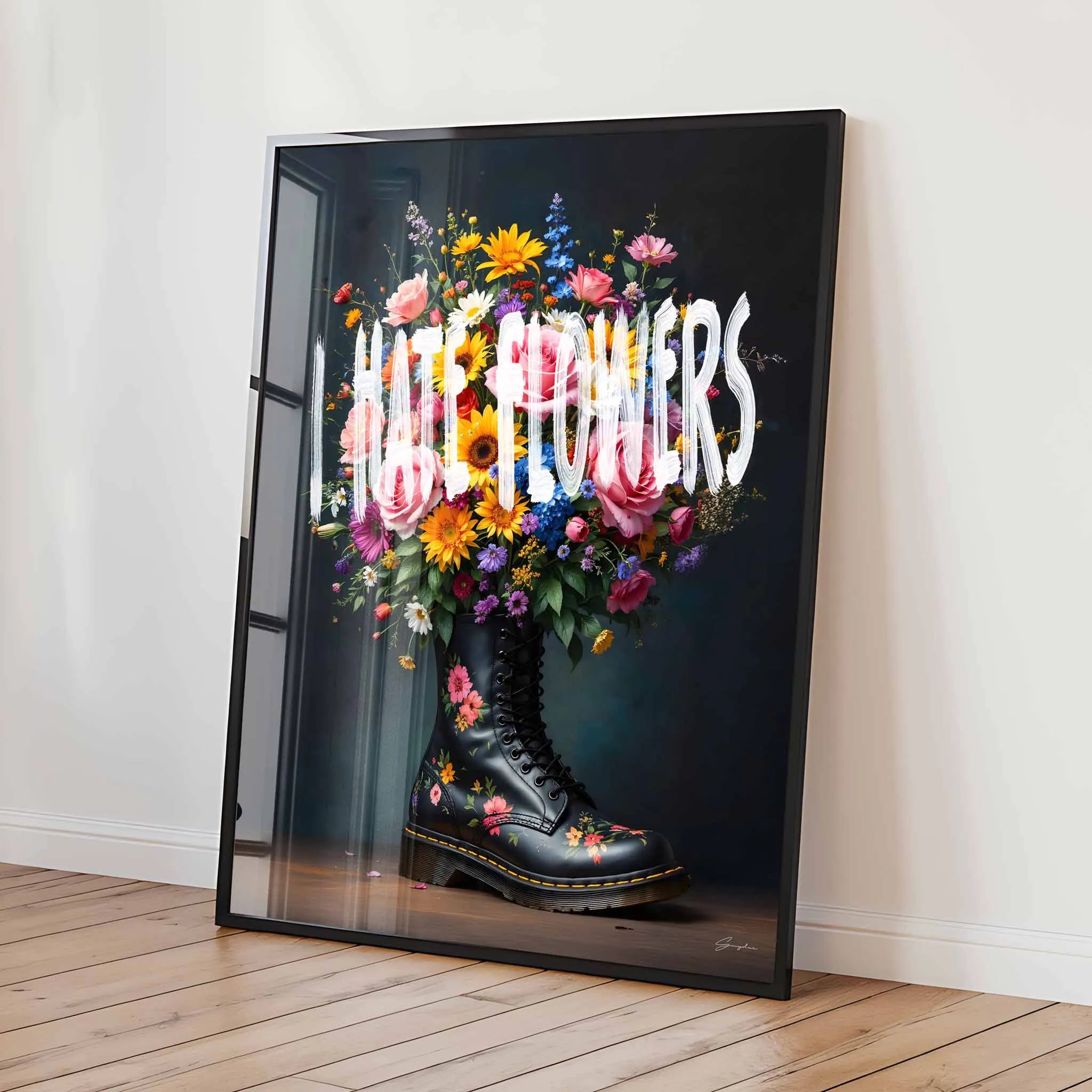 Artist Army I Hate Flowers Poster 2