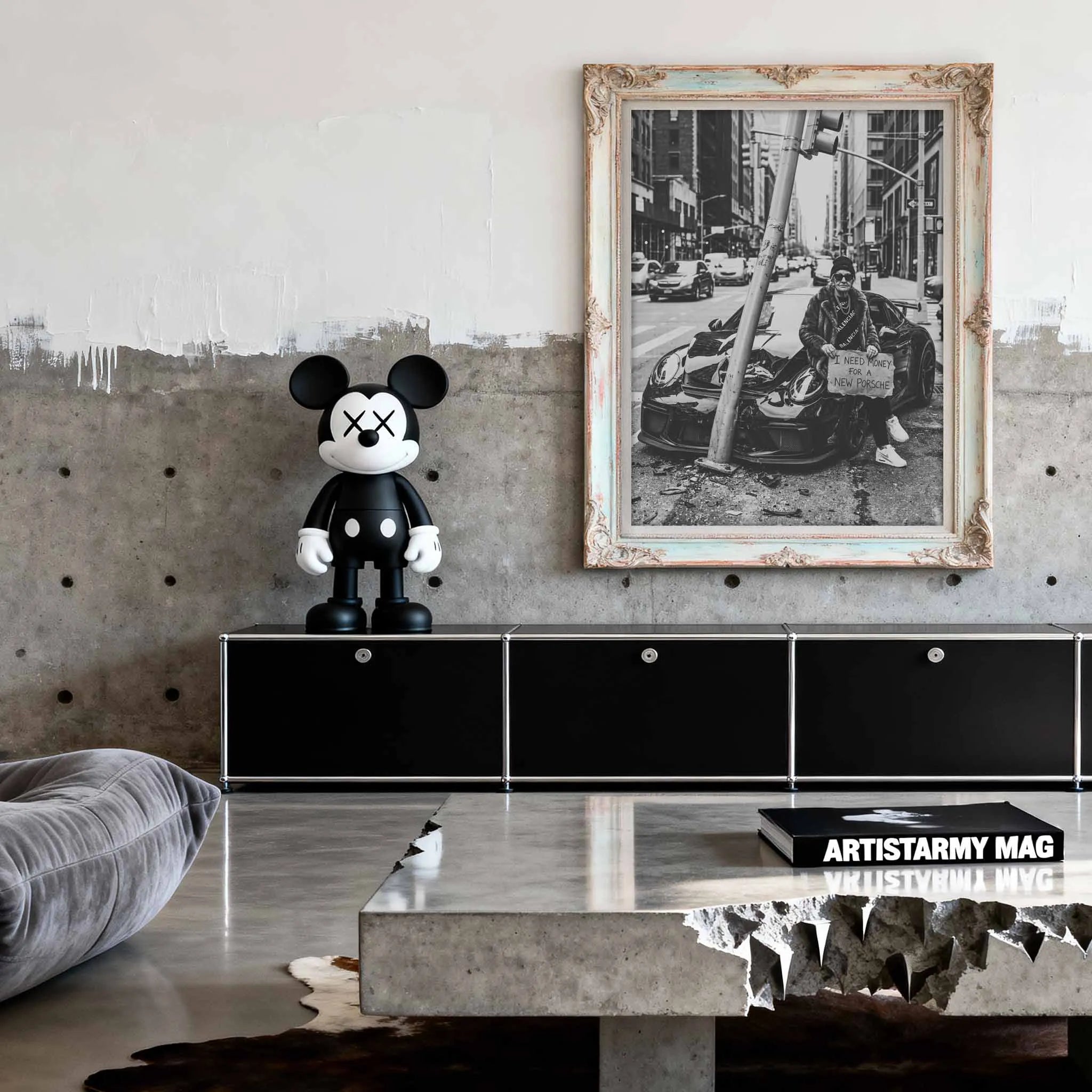 Artist Army I Need Money For A New Porsche Poster 3