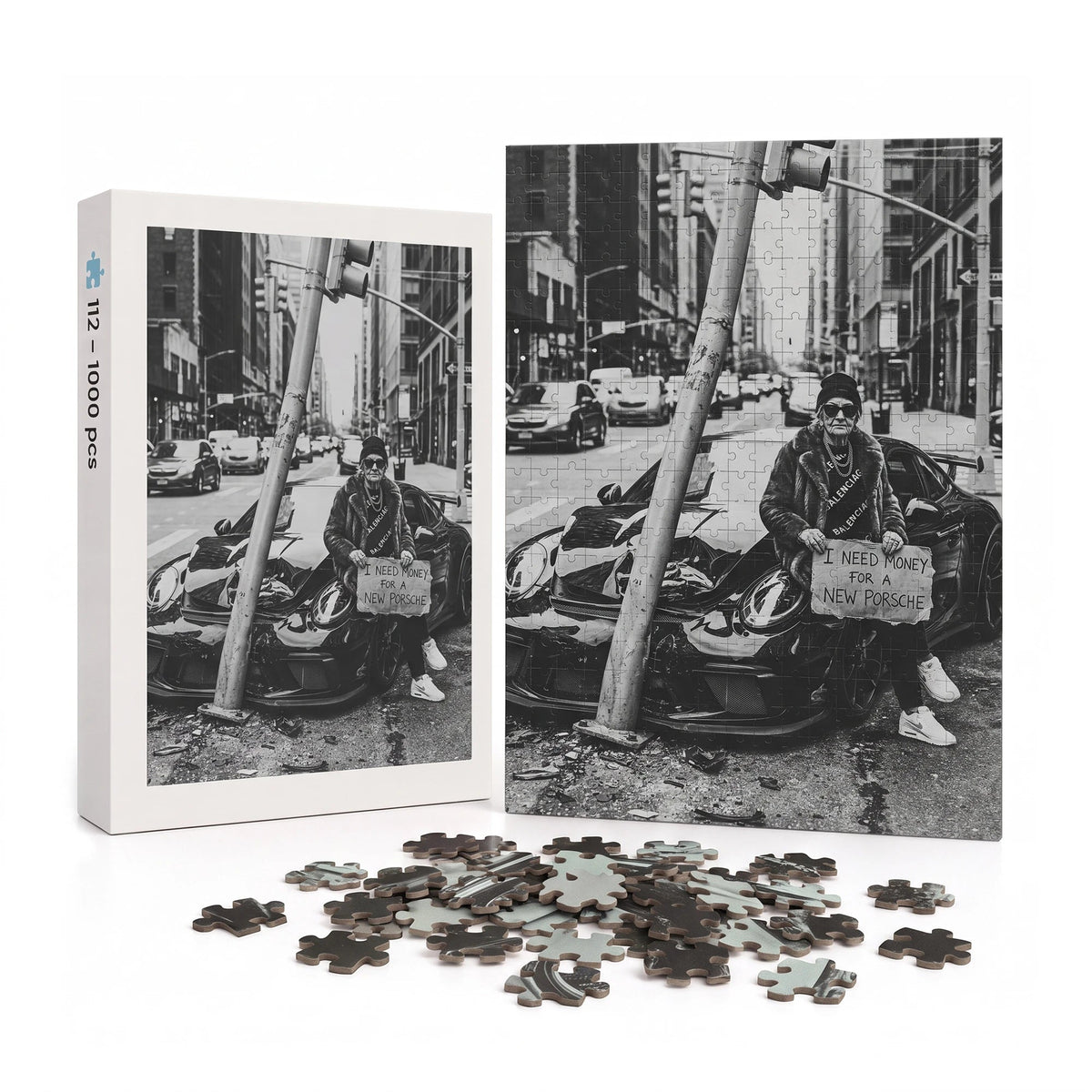 I Need Money for a New Porsche – Puzzle für Erwachsene