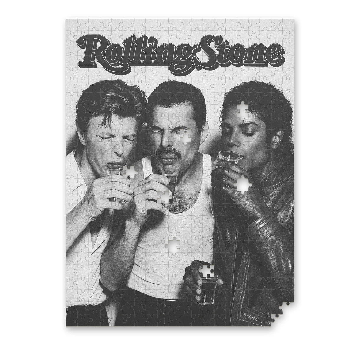Michael Jackson Freddie Mercury David Bowie Puzzle Icons Only