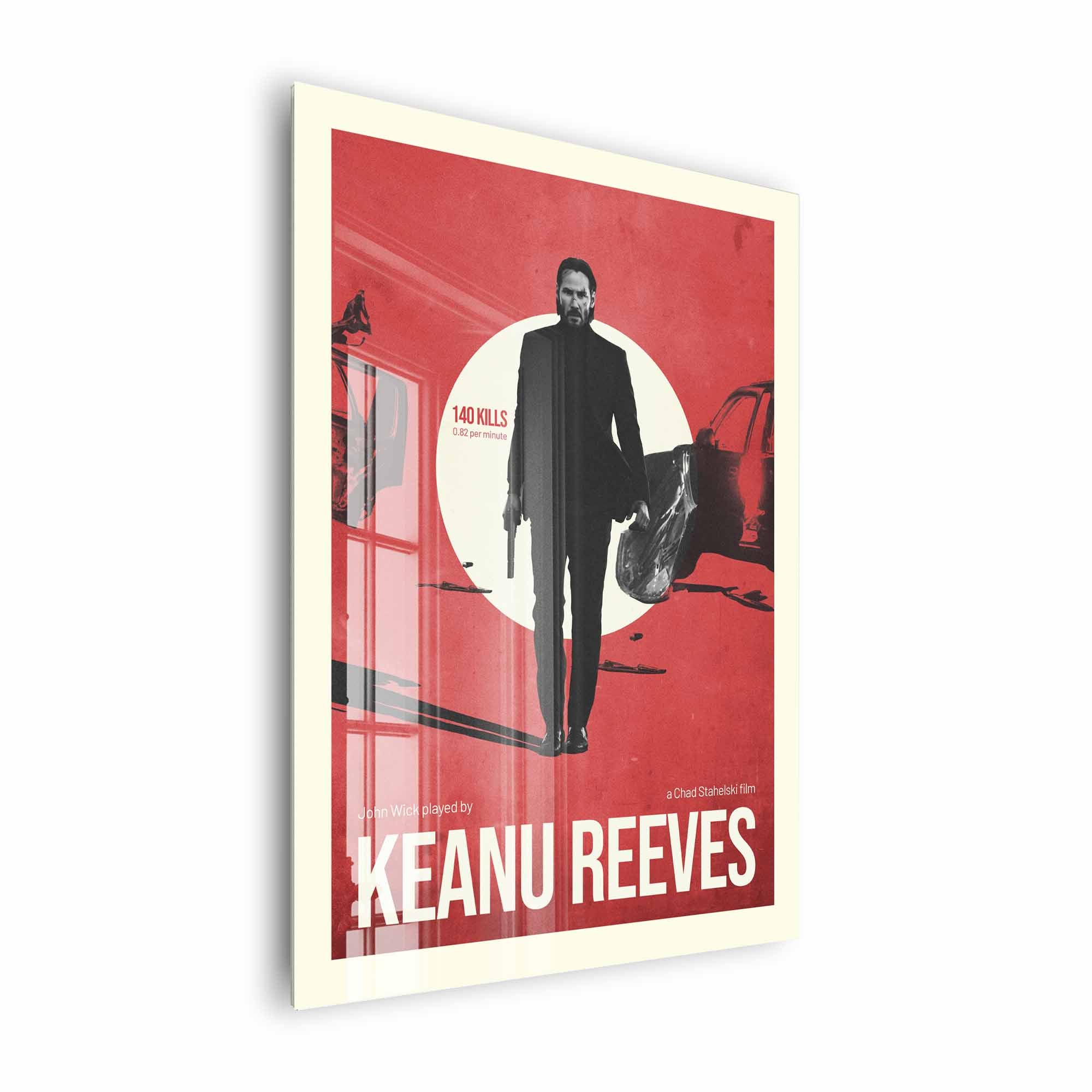 Artist Army John Wick Keanu Reeves Acrylglasbild 2