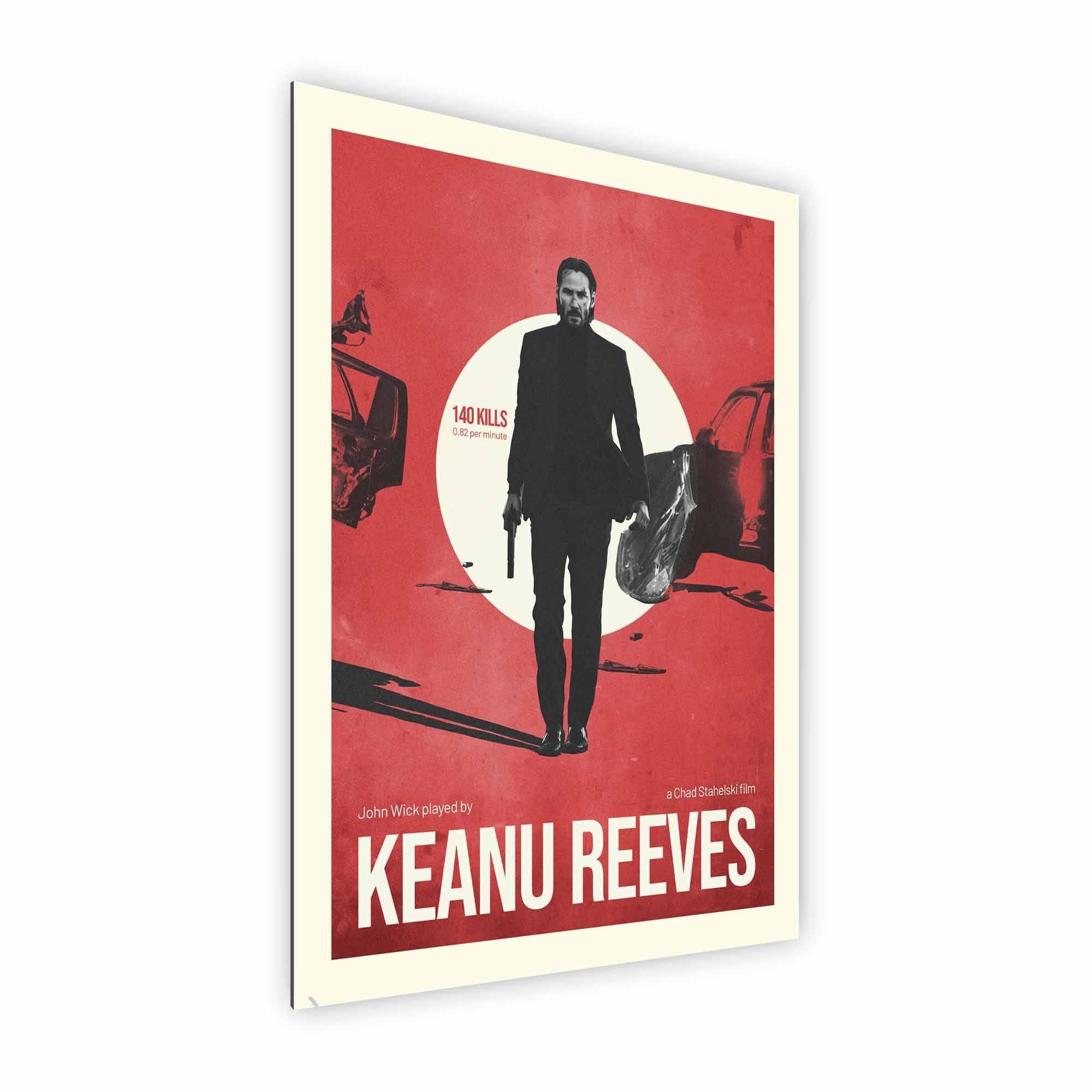 Artist Army John Wick Keanu Reeves Alu Dibond 2