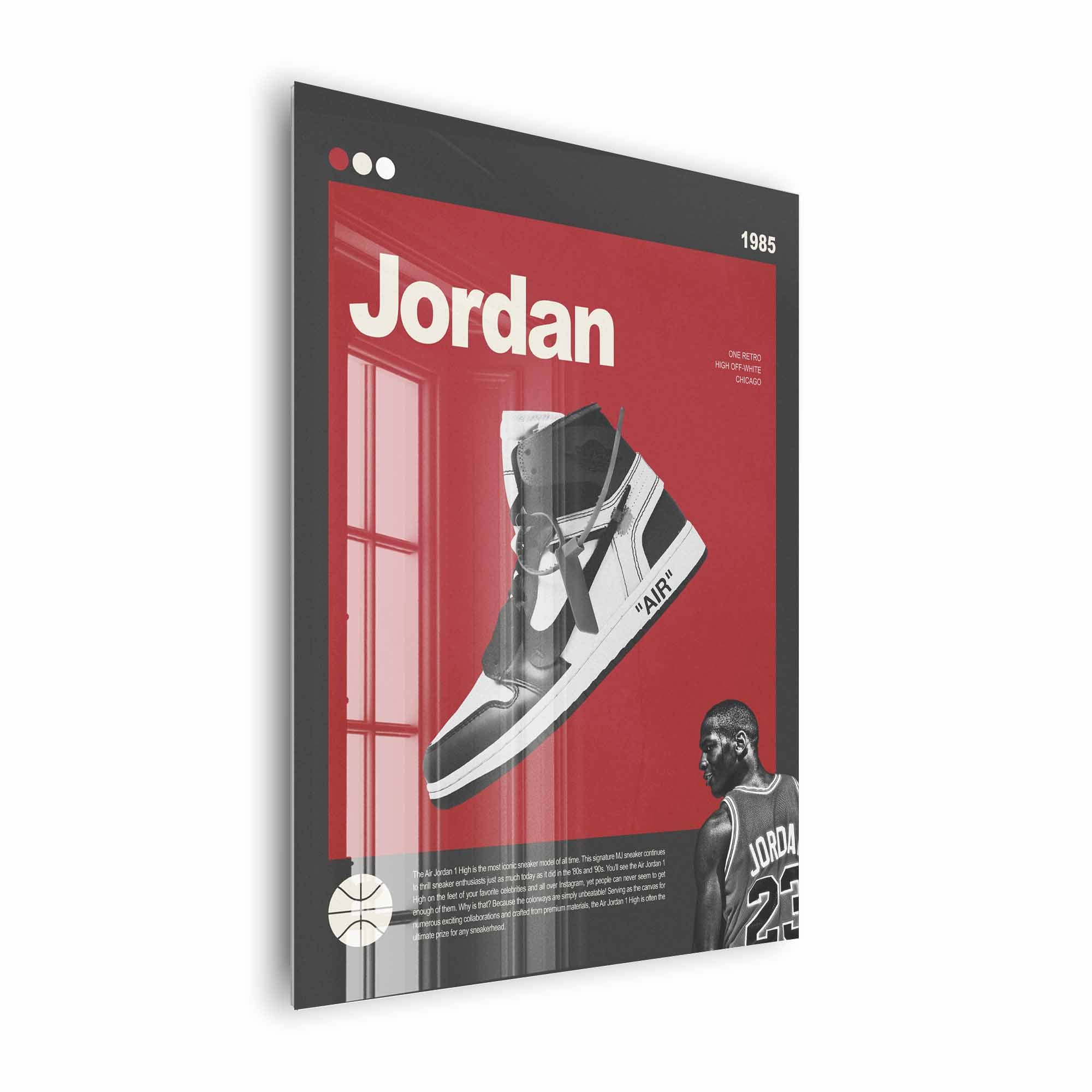 Artist Army Jordan One Acrylglasbild 2