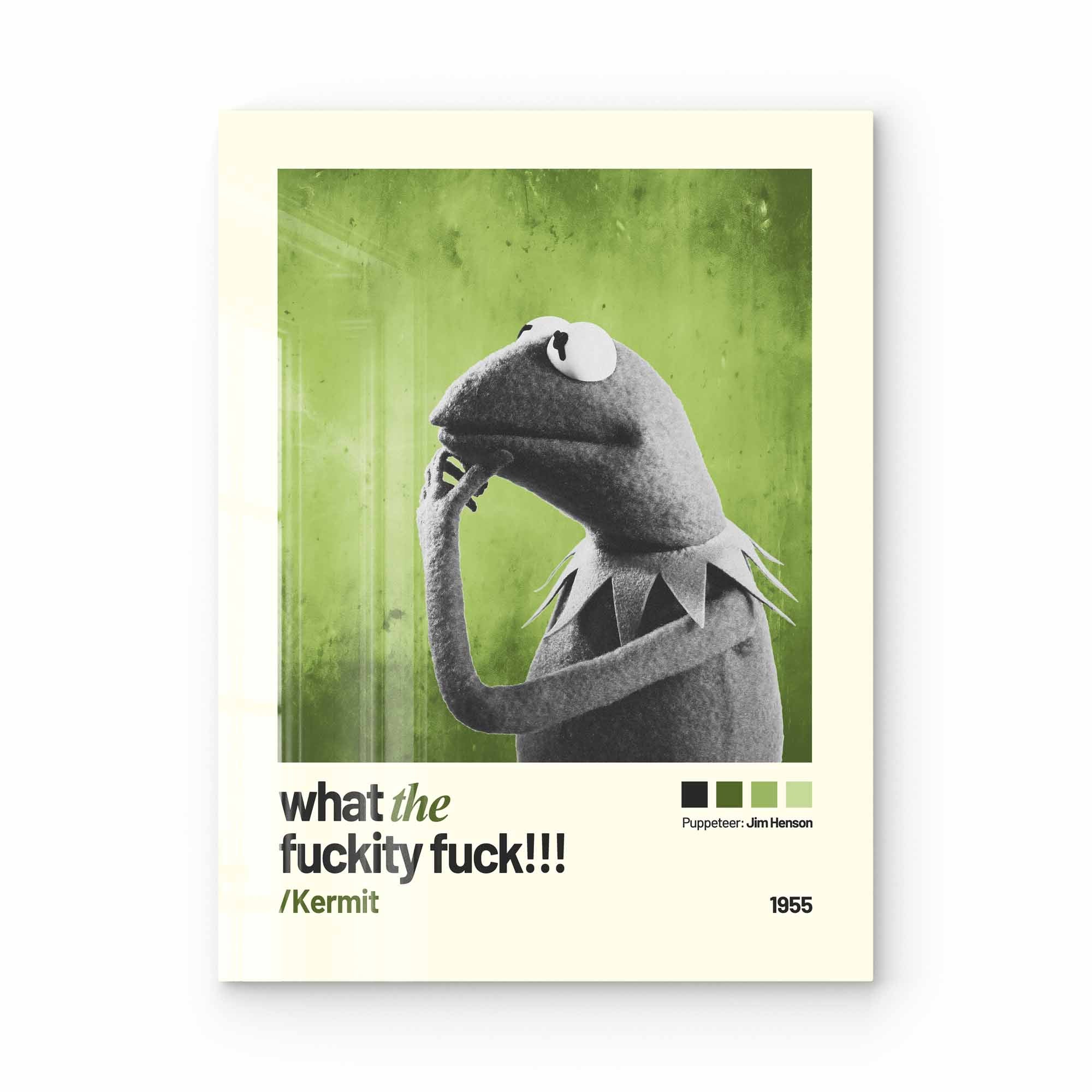 Artist Army Kermit Fuckity Fuck Acrylglasbild 1