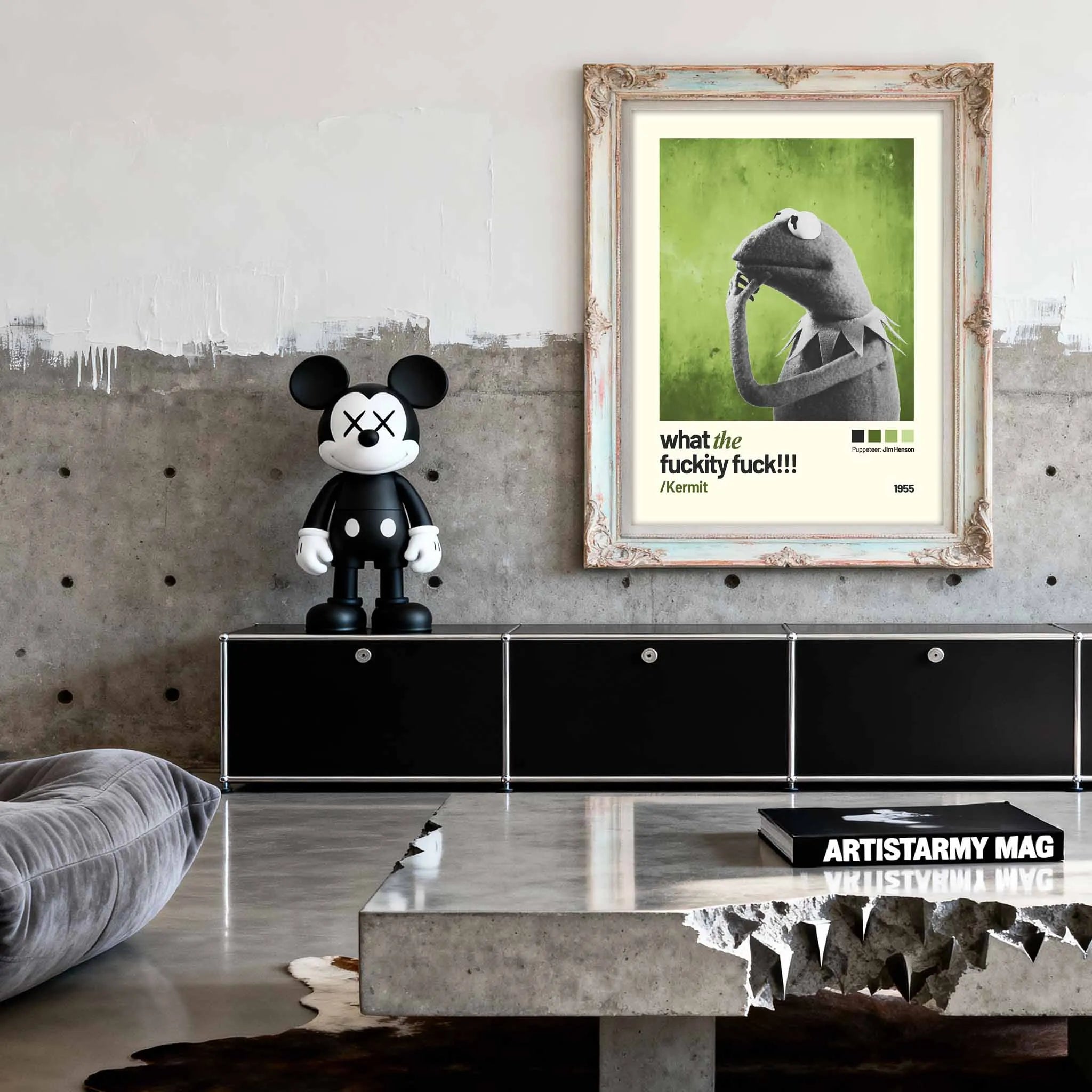 Artist Army Kermit Fuckity Fuck Poster 3