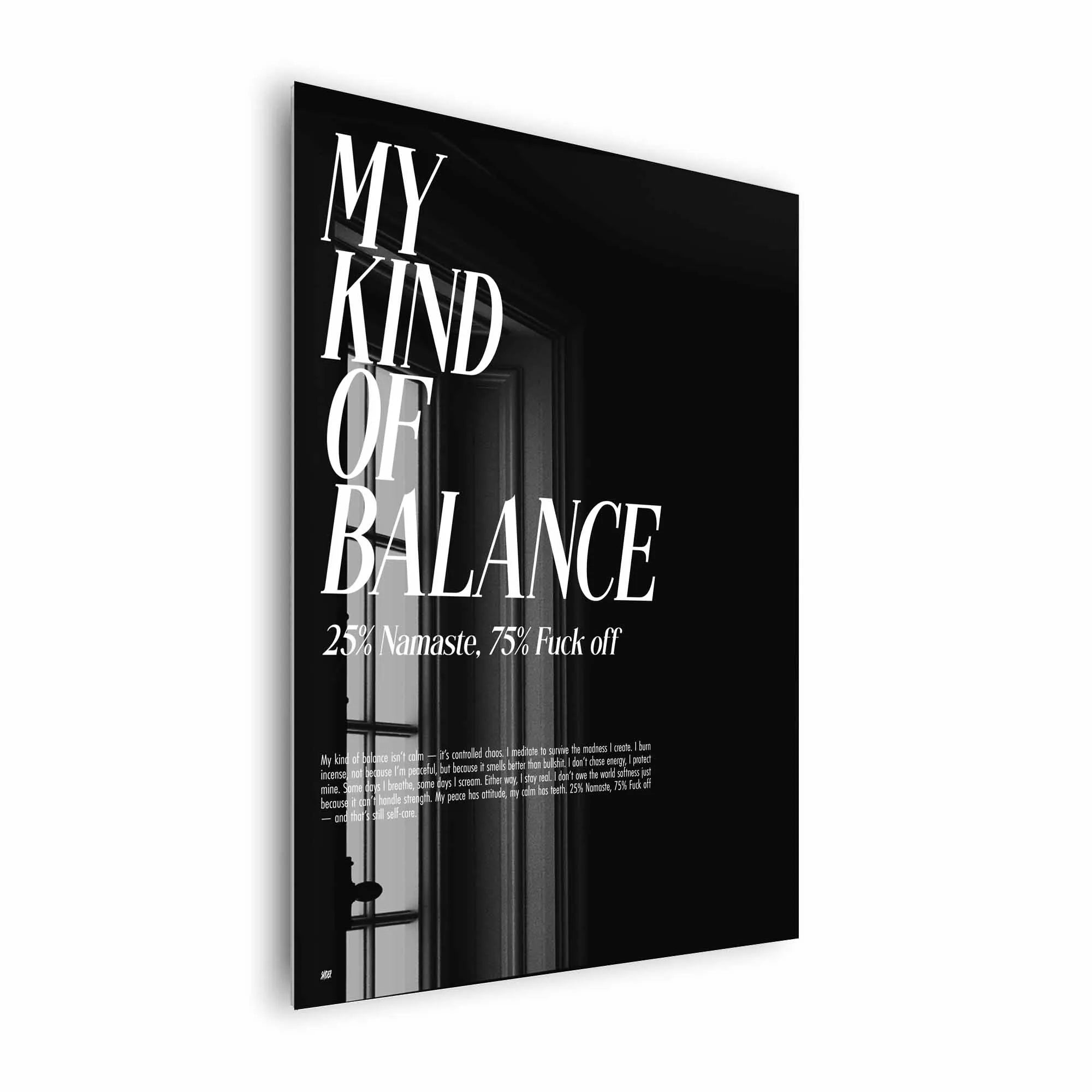 Artist Army Kind Of Balance Acrylglasbild 2