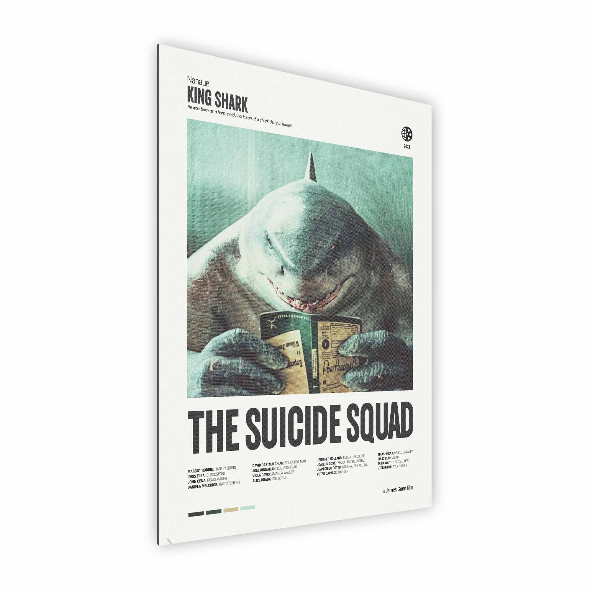 Artist Army King Shark The Sucide Squad Alu Dibond 2