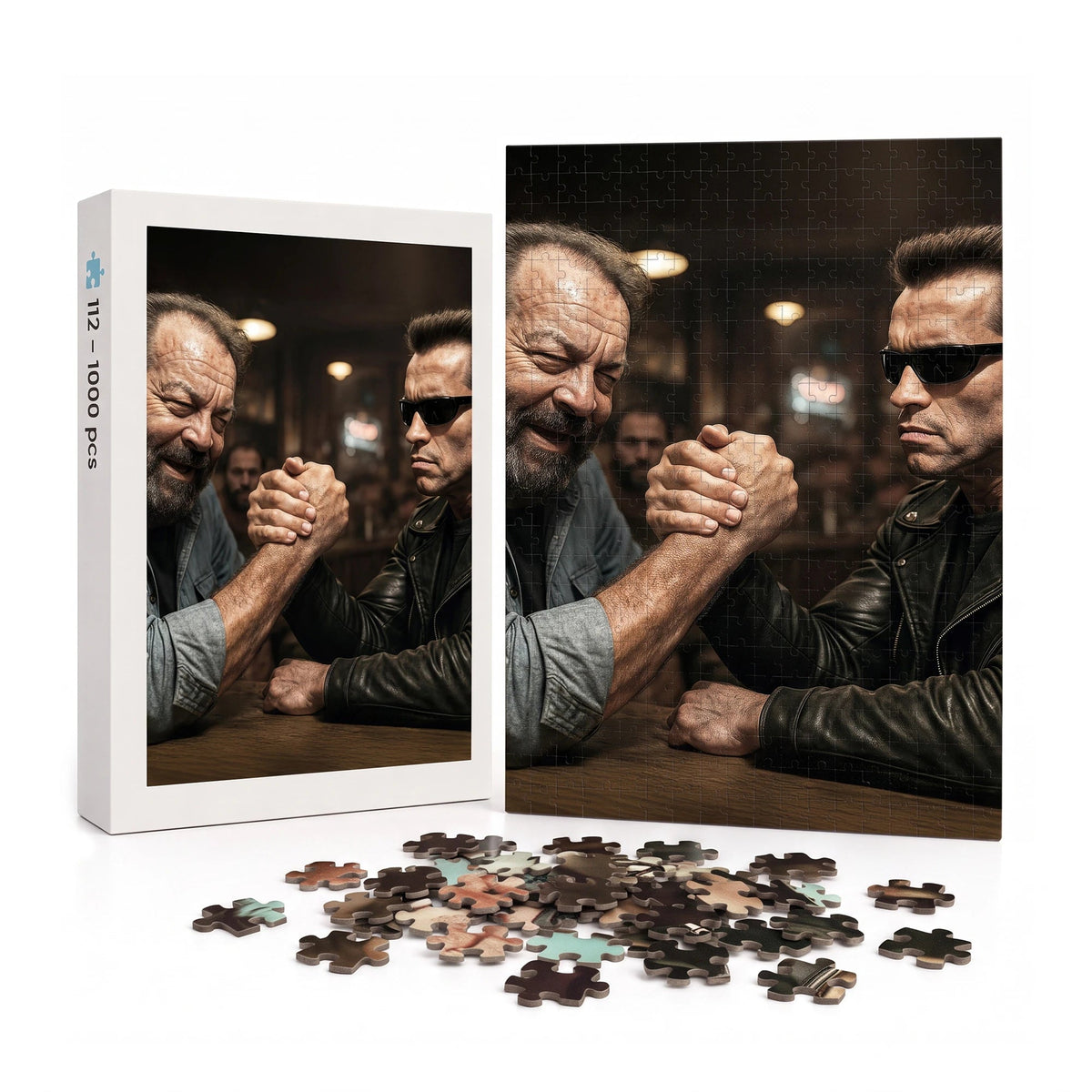 Knuckle Heroes Reloaded – Arnold Schwarzenegger vs. Bud Spencer Puzzle 