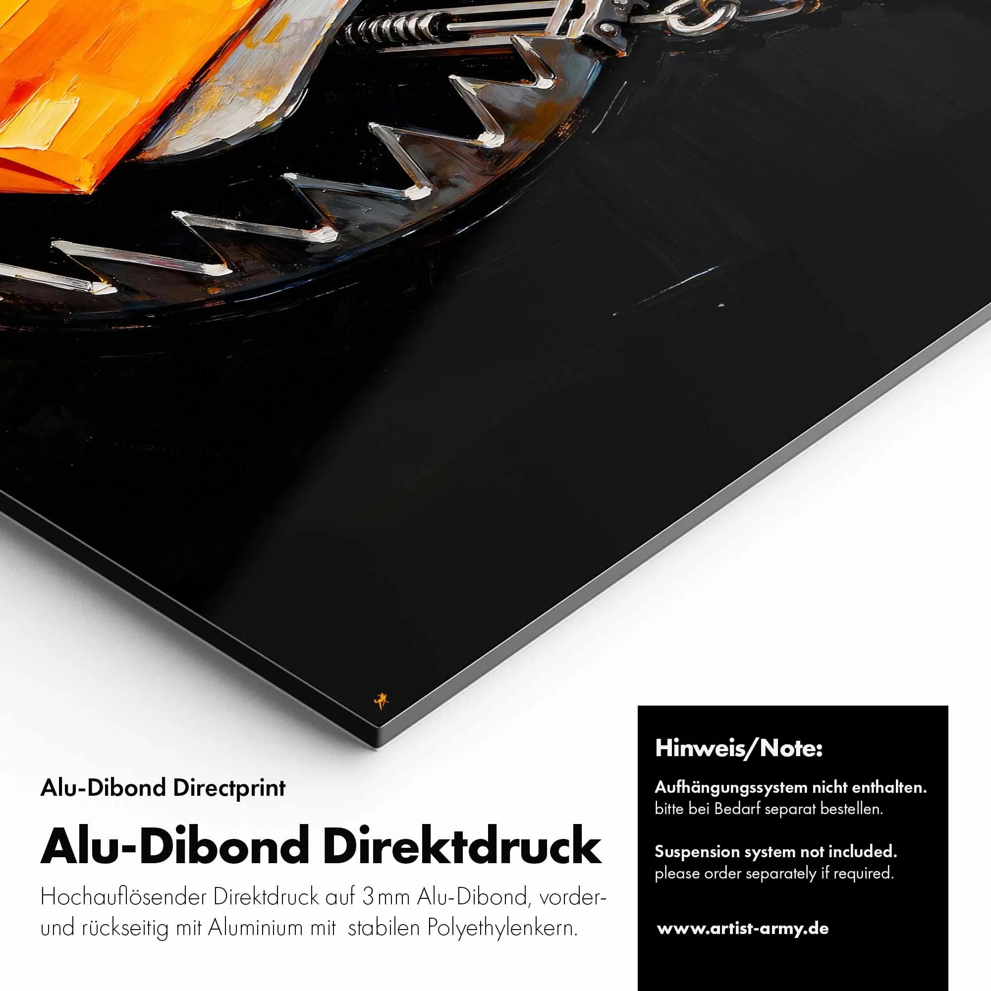 Artist Army Mantrap Alu Dibond Detail