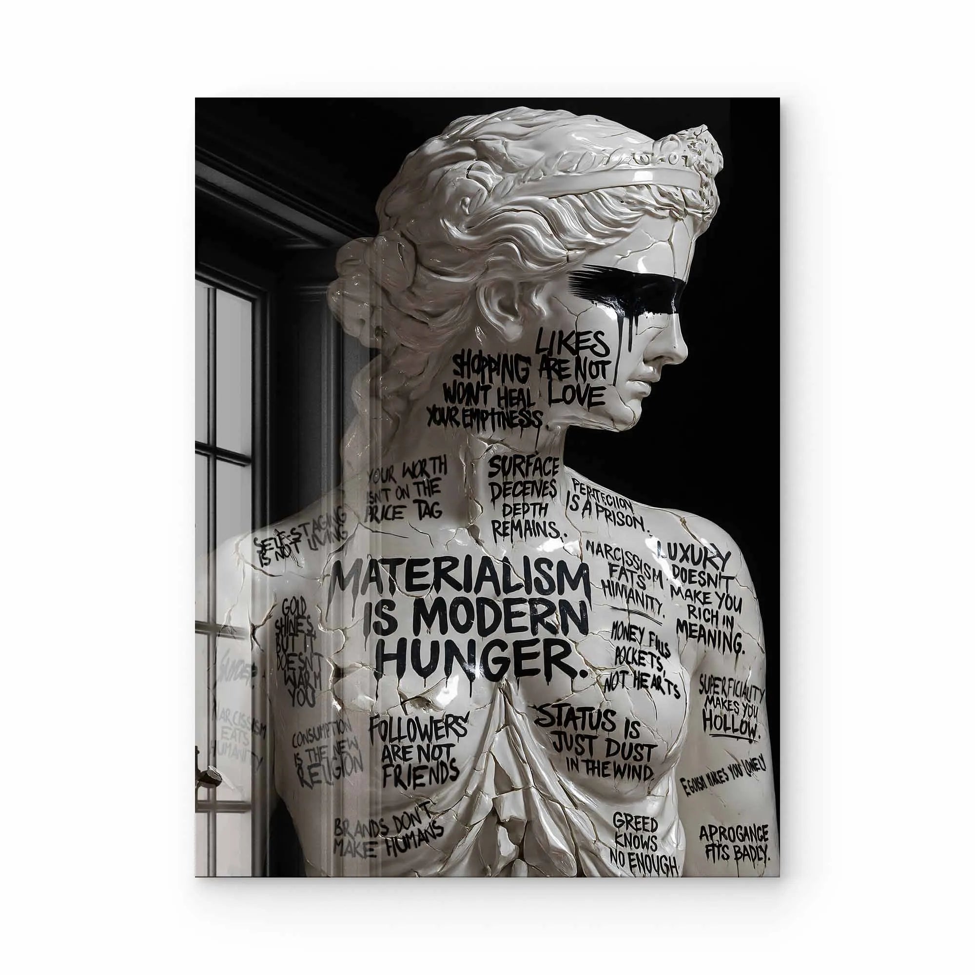 Artist Army Materialism Is Modern Hunger Acrylglasbild 1