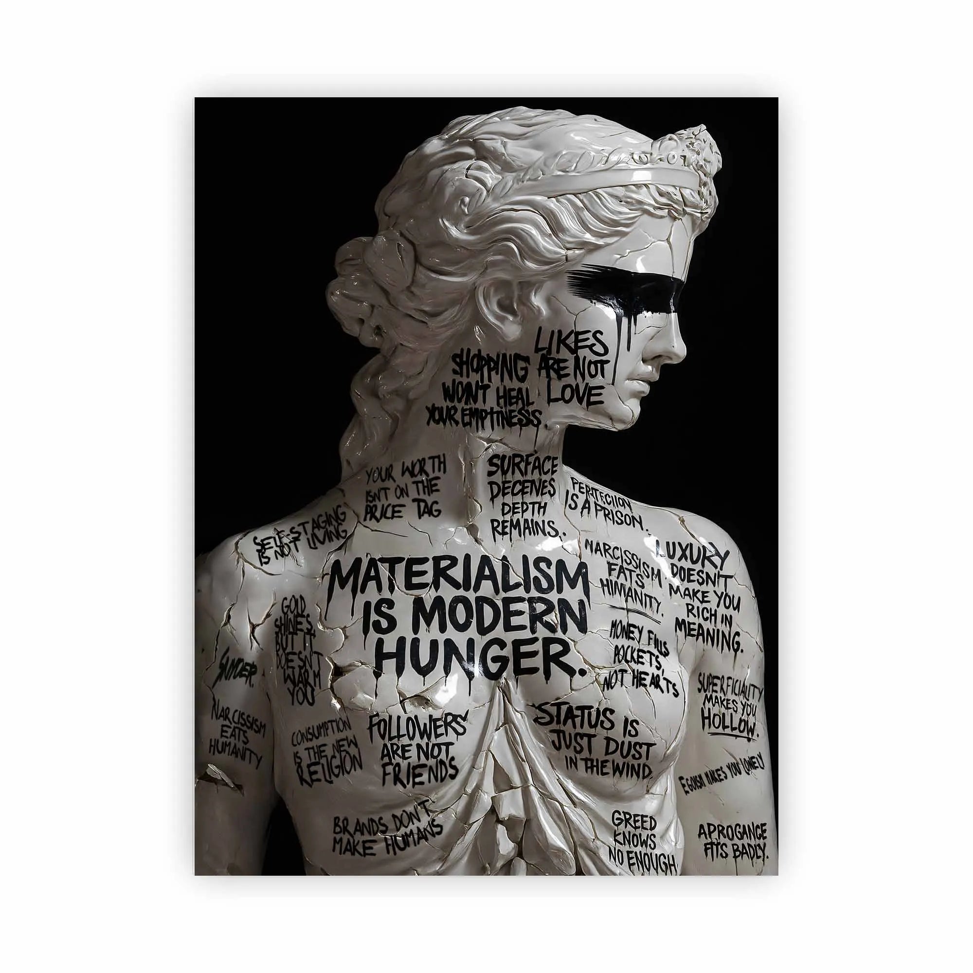 Artist Army Materialism Is Modern Hunger Alu Dibond 1