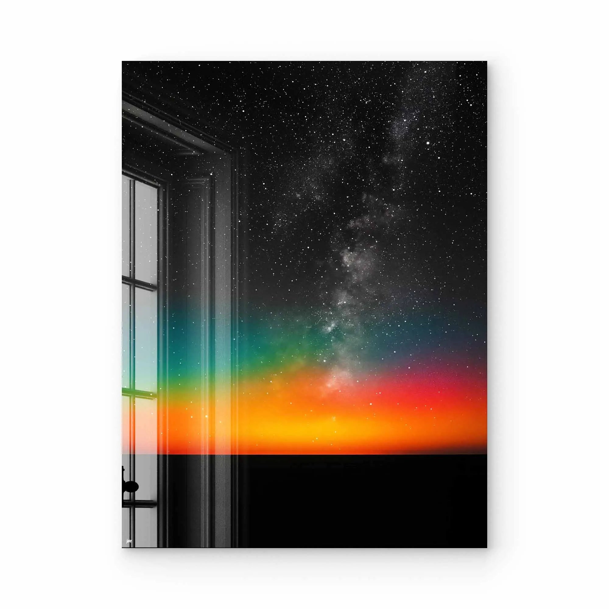 Artist Army Midnight Rainbow Acrylglasbild 1