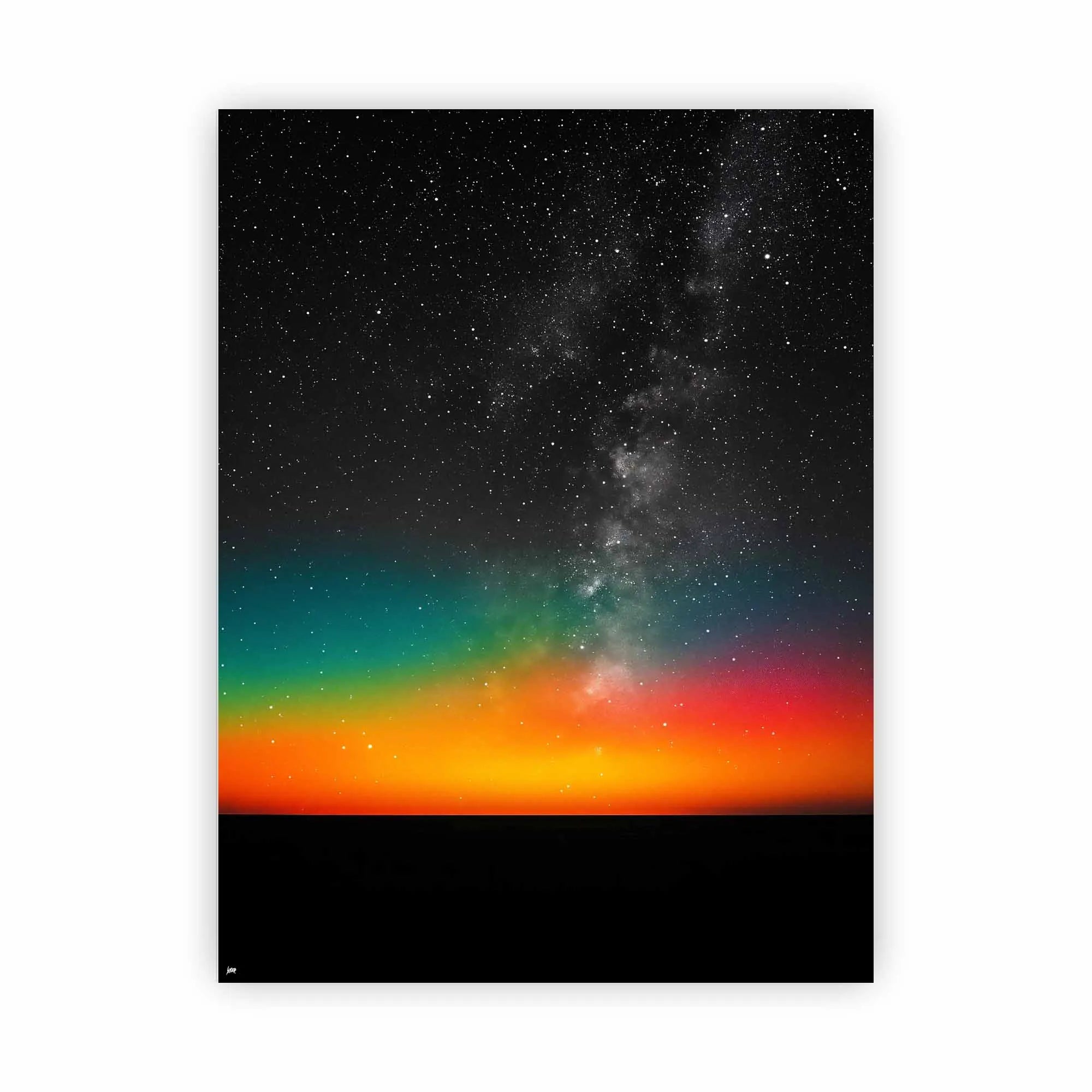Artist Army Midnight Rainbow Alu Dibond 1