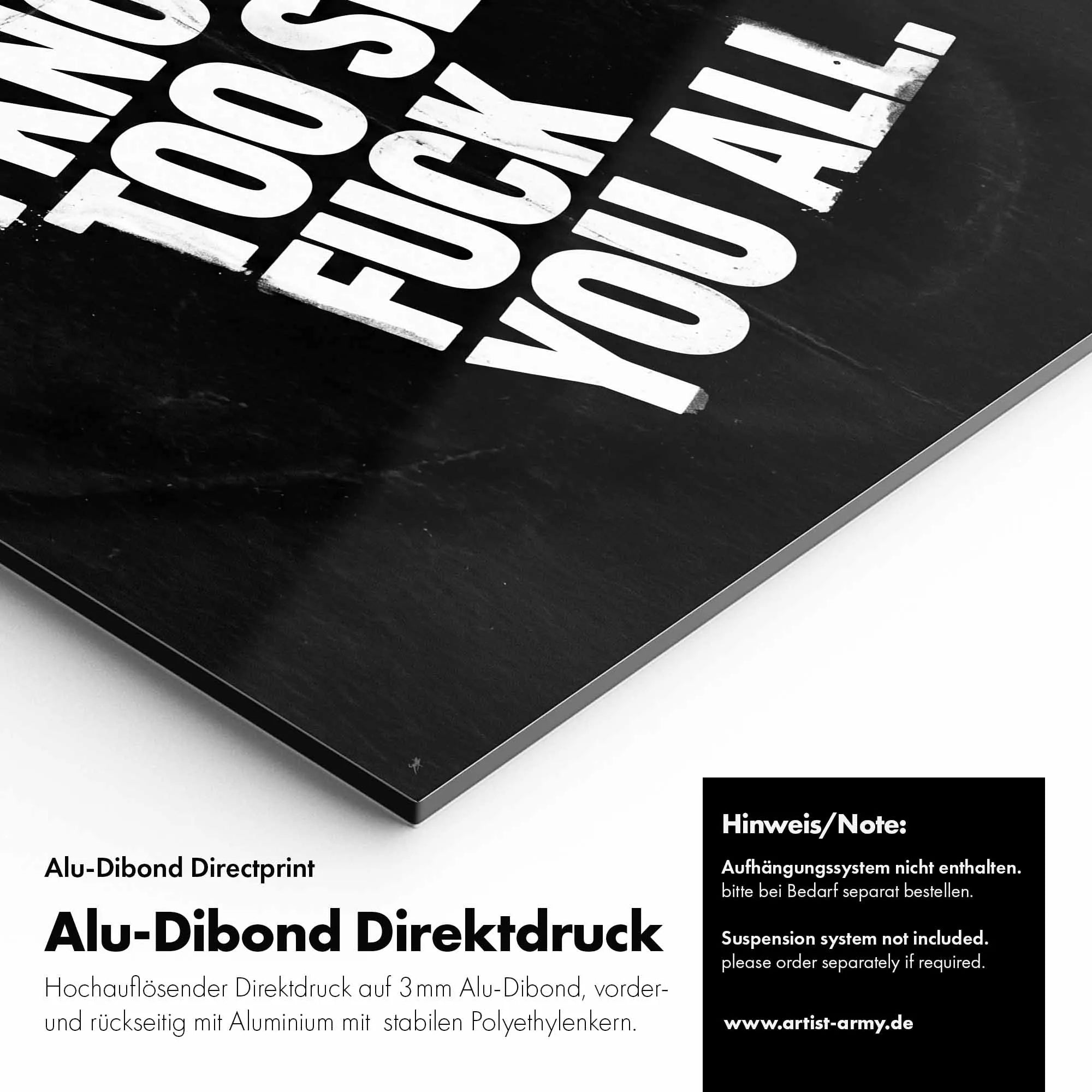 Artist Army Mirror Mirror Alu Dibond Detail