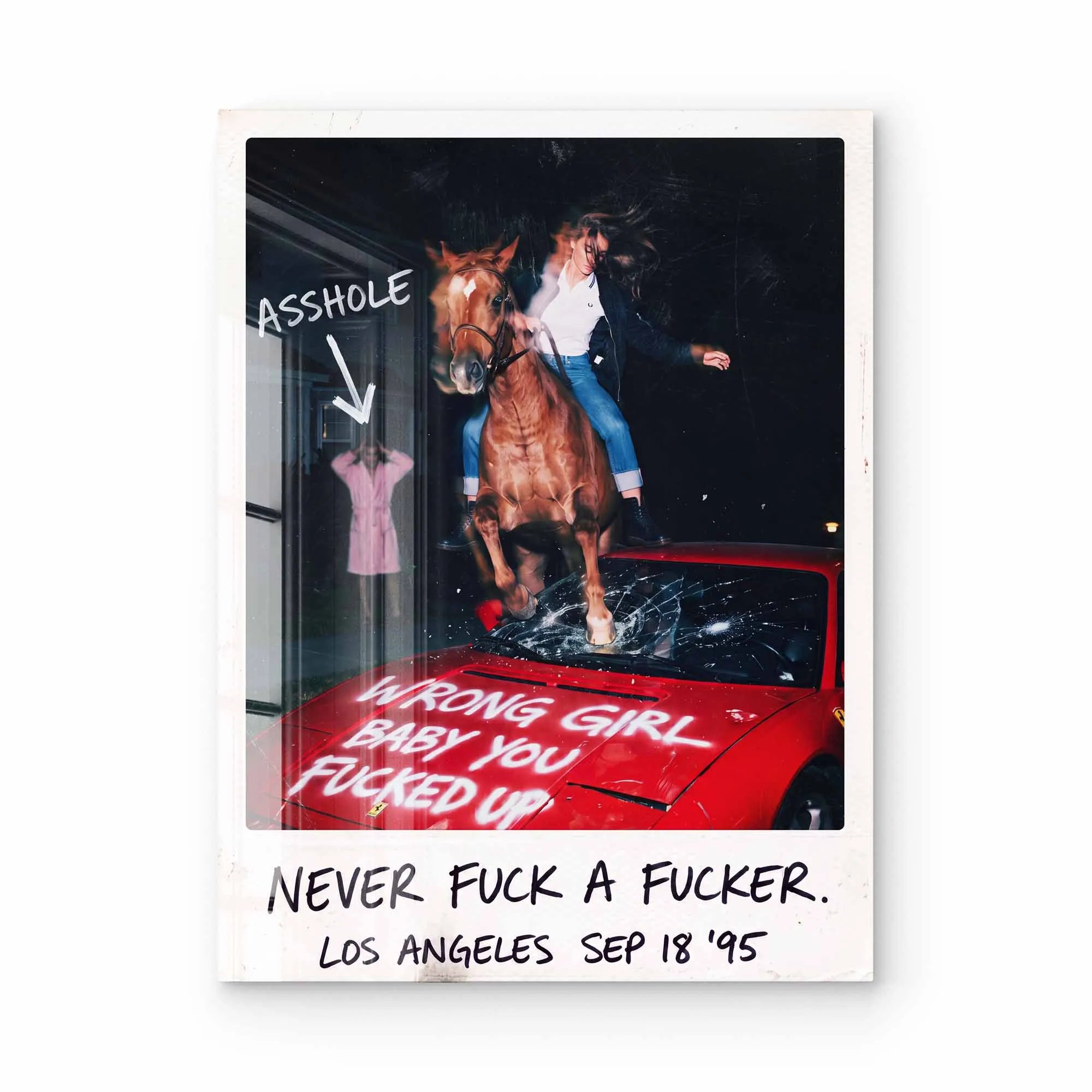 Artist Army Never Fuck A Fucker Baby Acrylglasbild 1