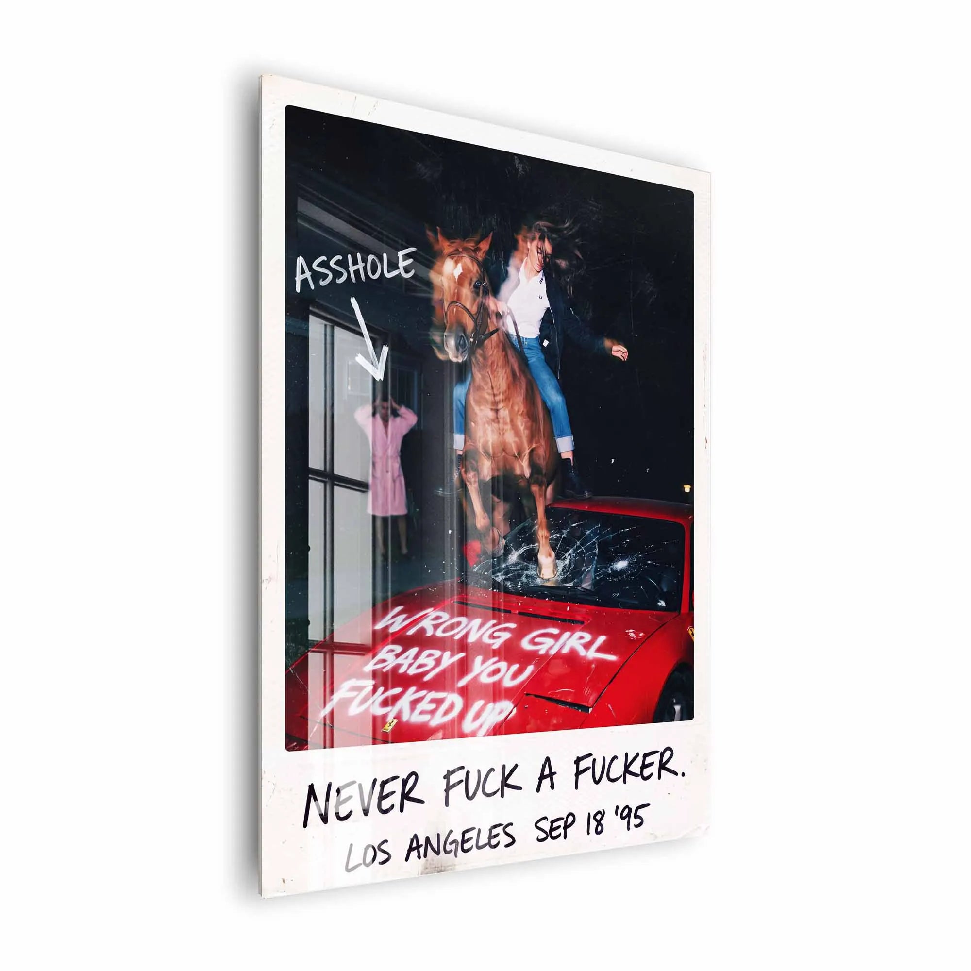 Artist Army Never Fuck A Fucker Baby Acrylglasbild 2
