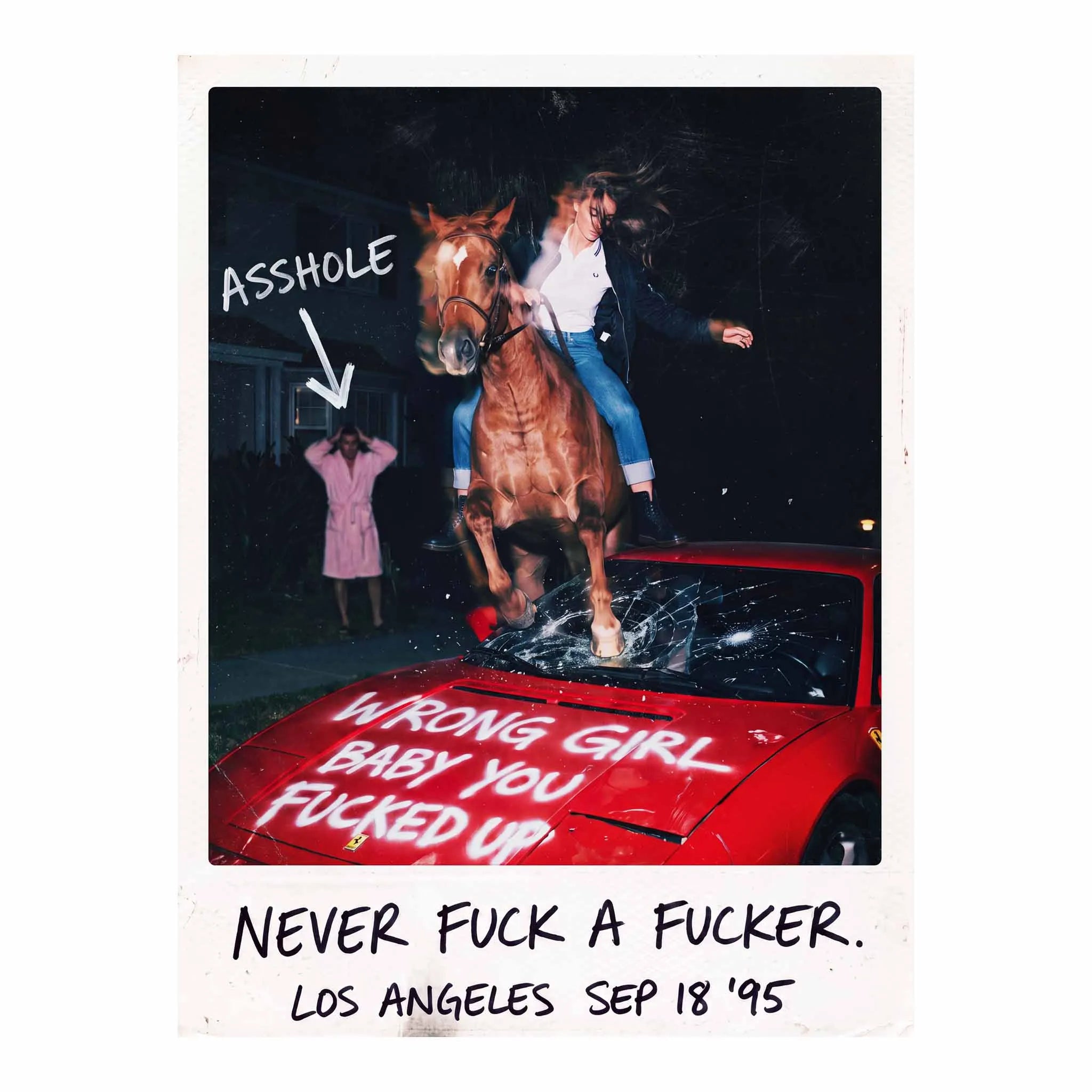 Artist Army Never Fuck A Fucker Baby Poster 1