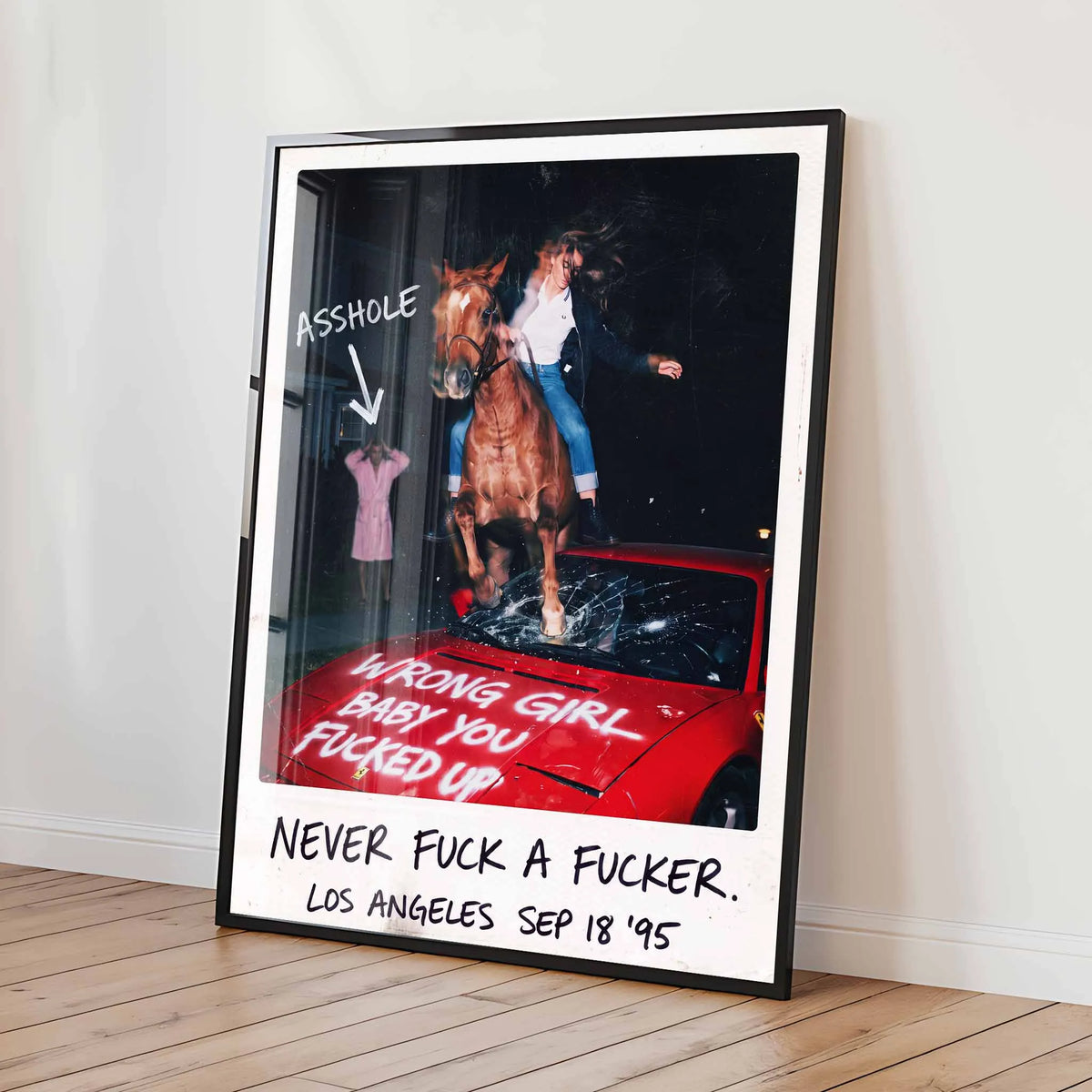 Artist Army Never Fuck A Fucker Baby Poster 2