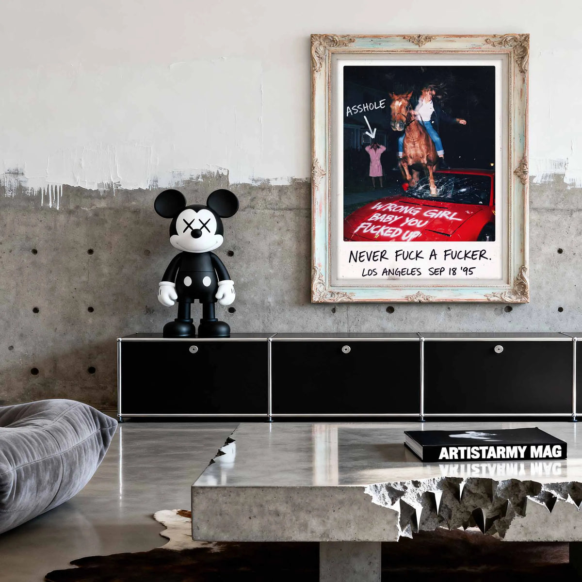 Artist Army Never Fuck A Fucker Baby Poster 3