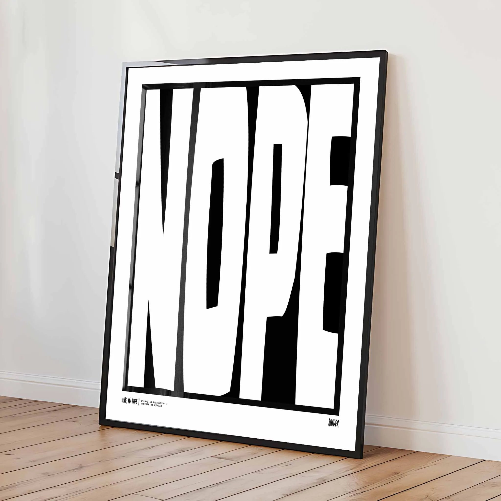 Artist Army Nope Poster 2