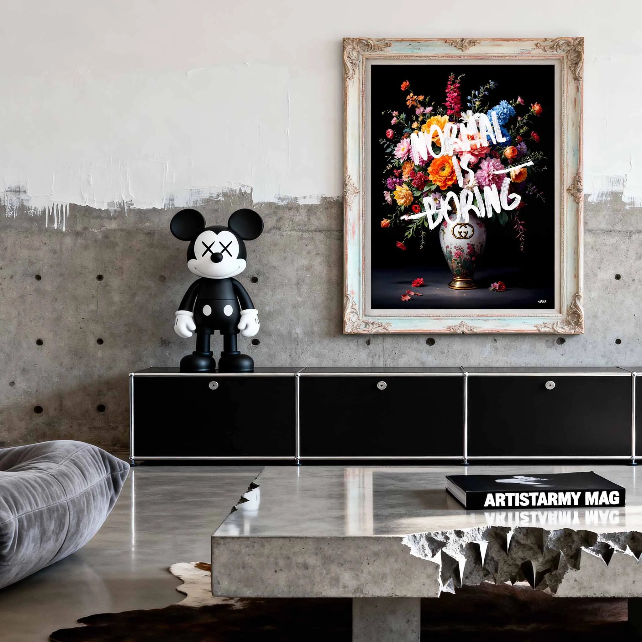 Artist Army Normal Is Boring Poster 3