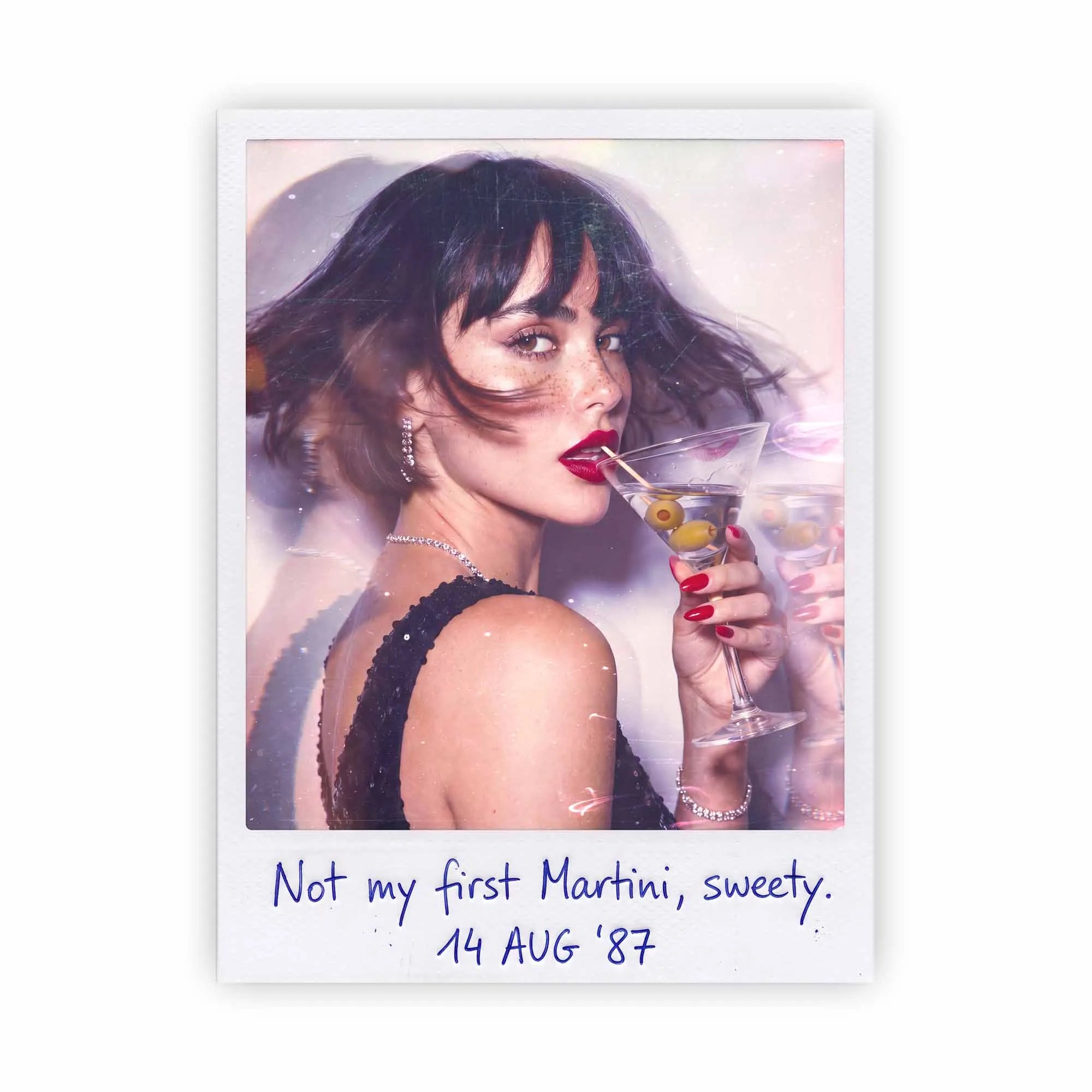 Artist Army Not My First Martini Alu Dibond 1