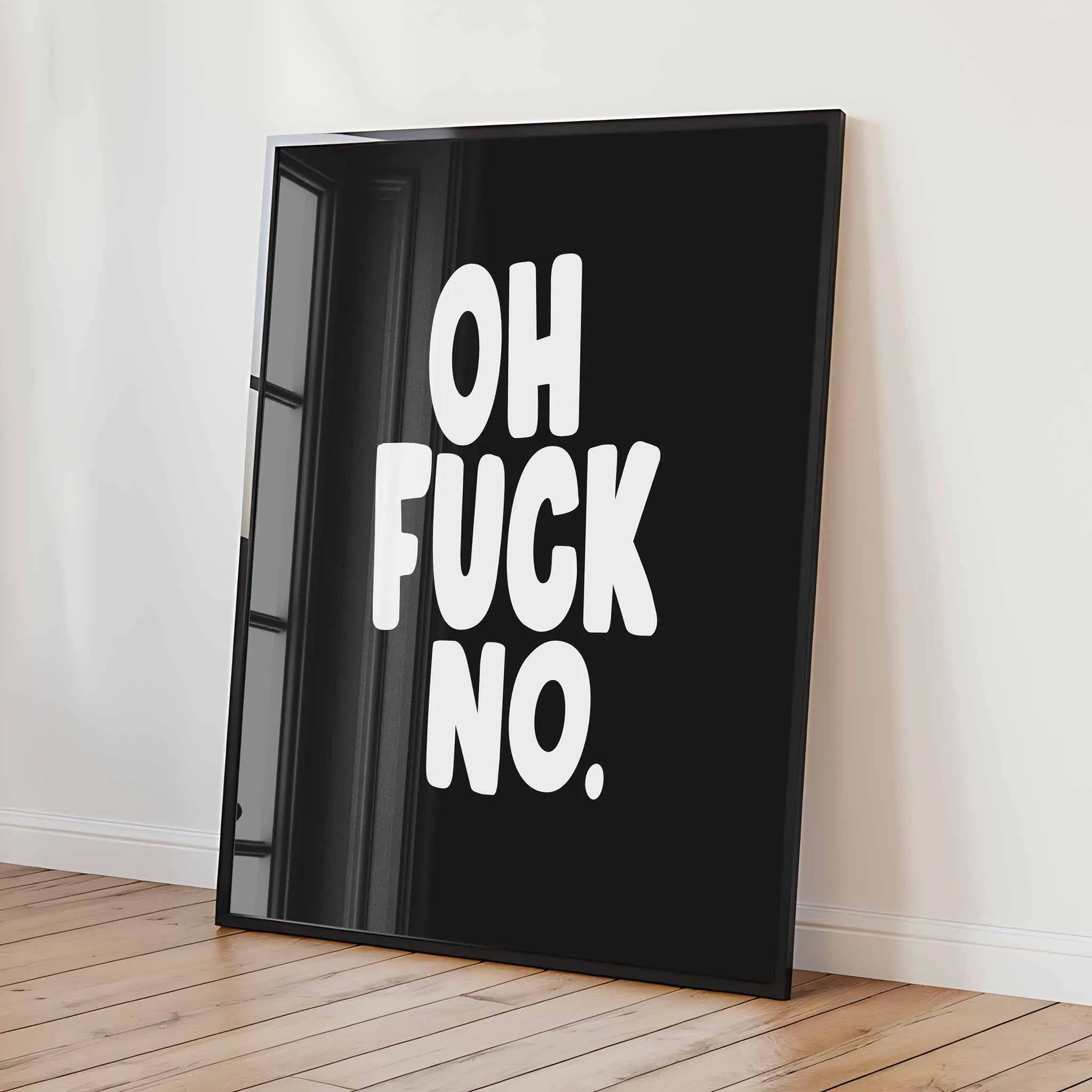 Artist Army Oh Fuck No Poster 2