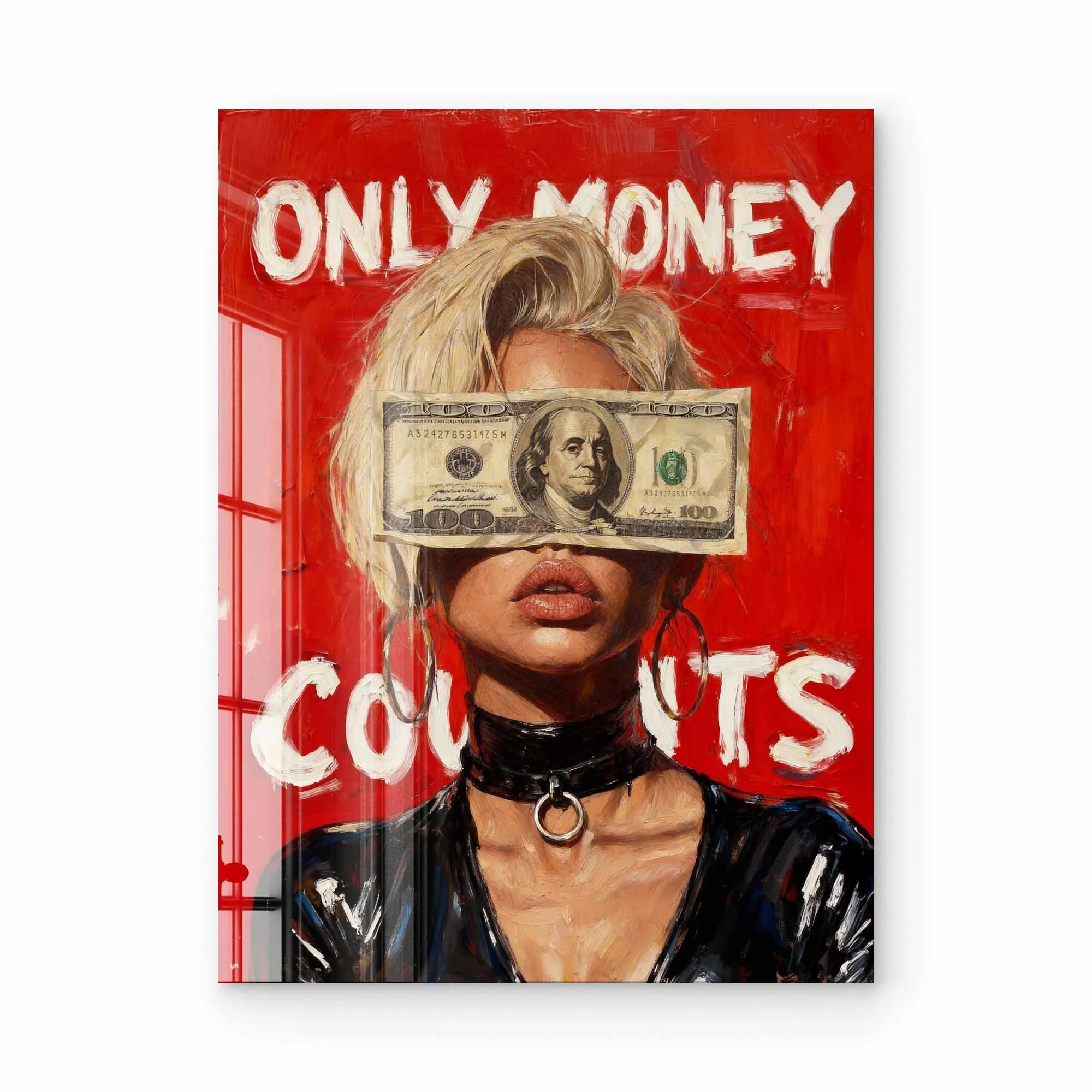 Artist Army Only Money Counts Acrylglasbild 1