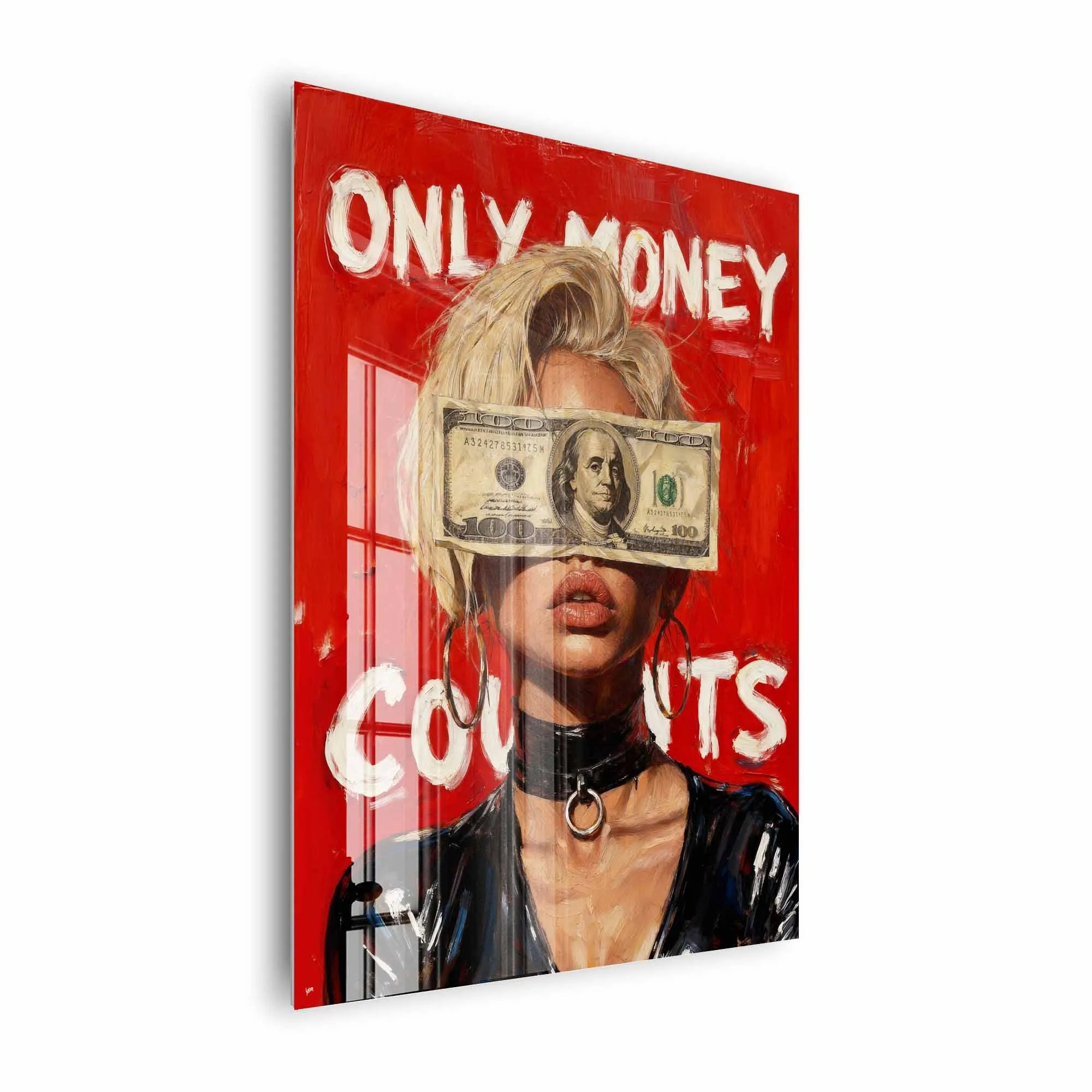 Artist Army Only Money Counts Acrylglasbild 2