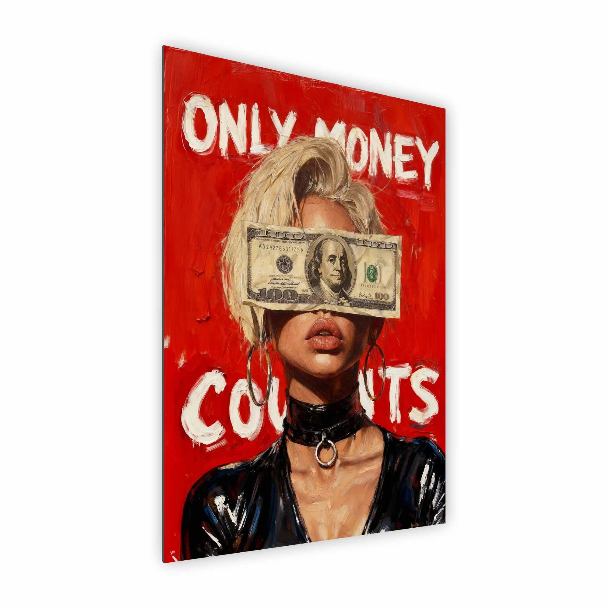 Artist Army Only Money Counts Alu Dibond 2