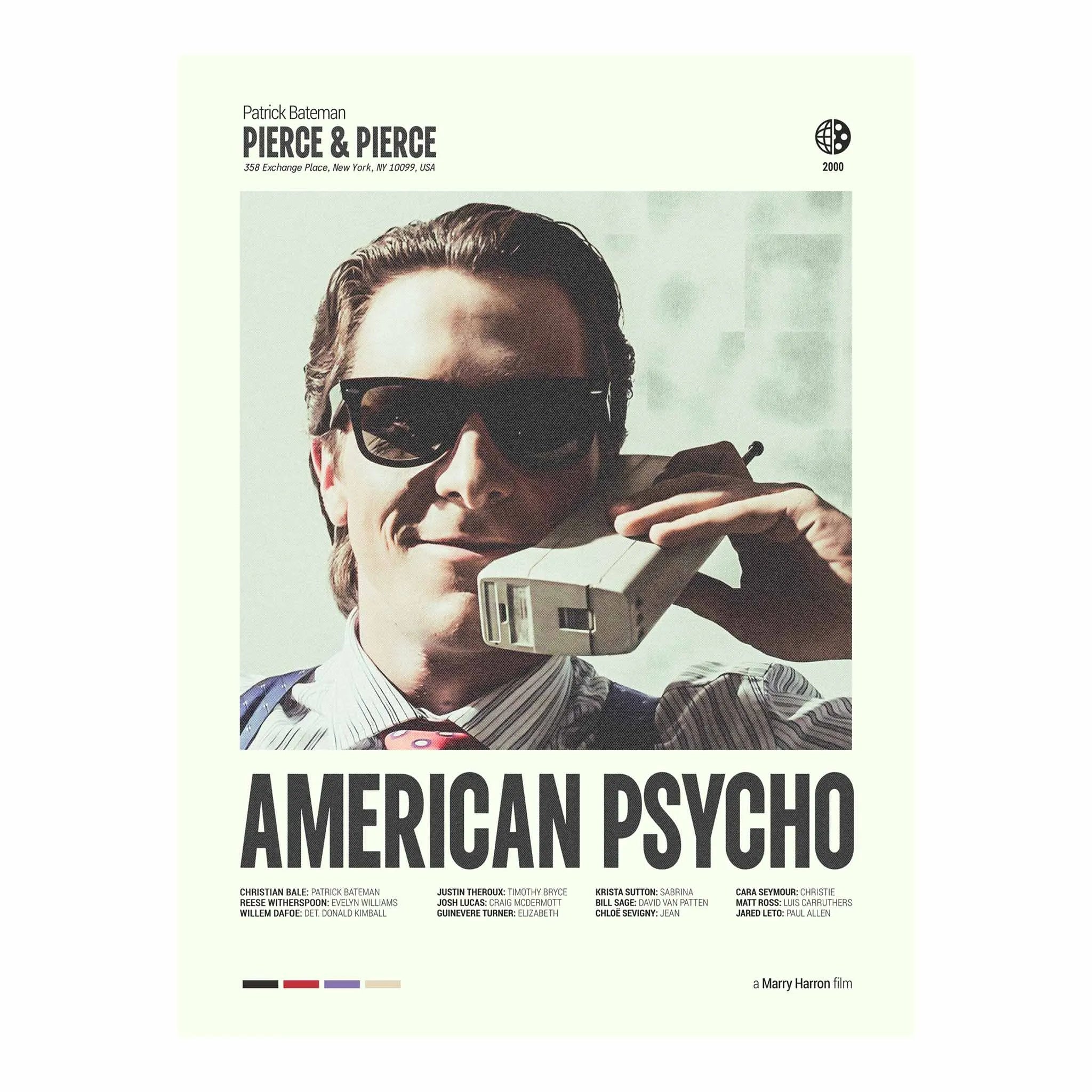 Artist Army Patrrick Batemann American Psycho Poster 1