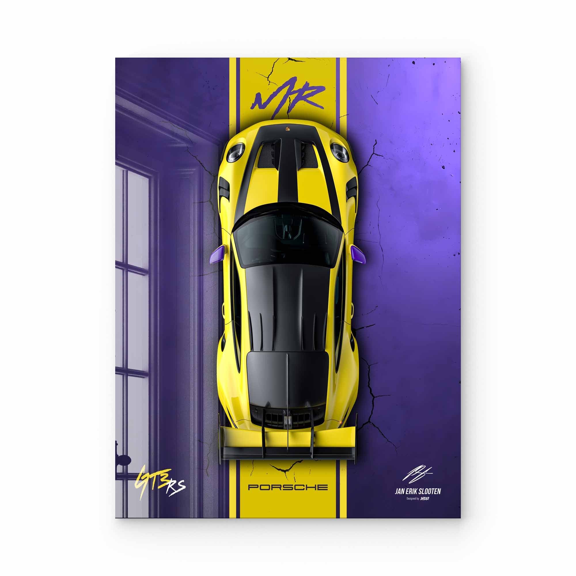 Artist Army Porsche 992 Gt3rs Mr Acrylglasbild 1