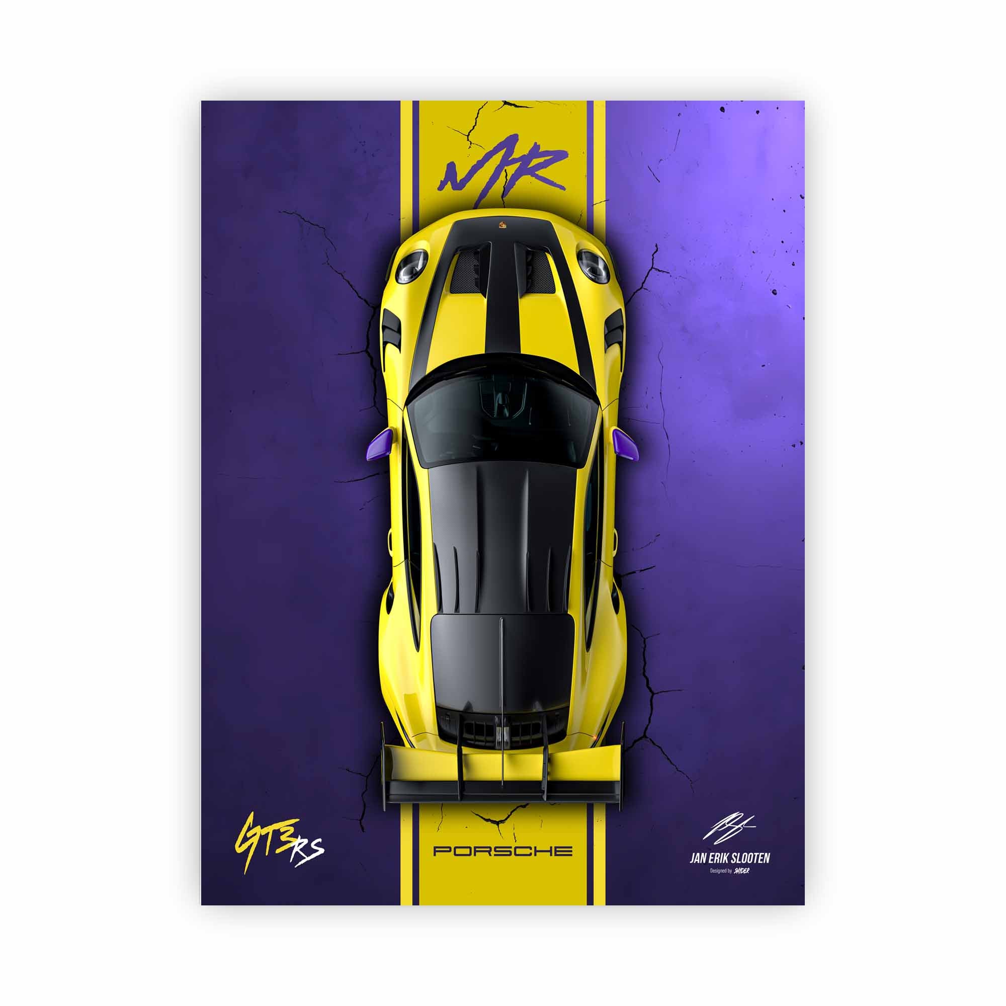 Artist Army Porsche 992 Gt3rs Mr Alu Dibond 1