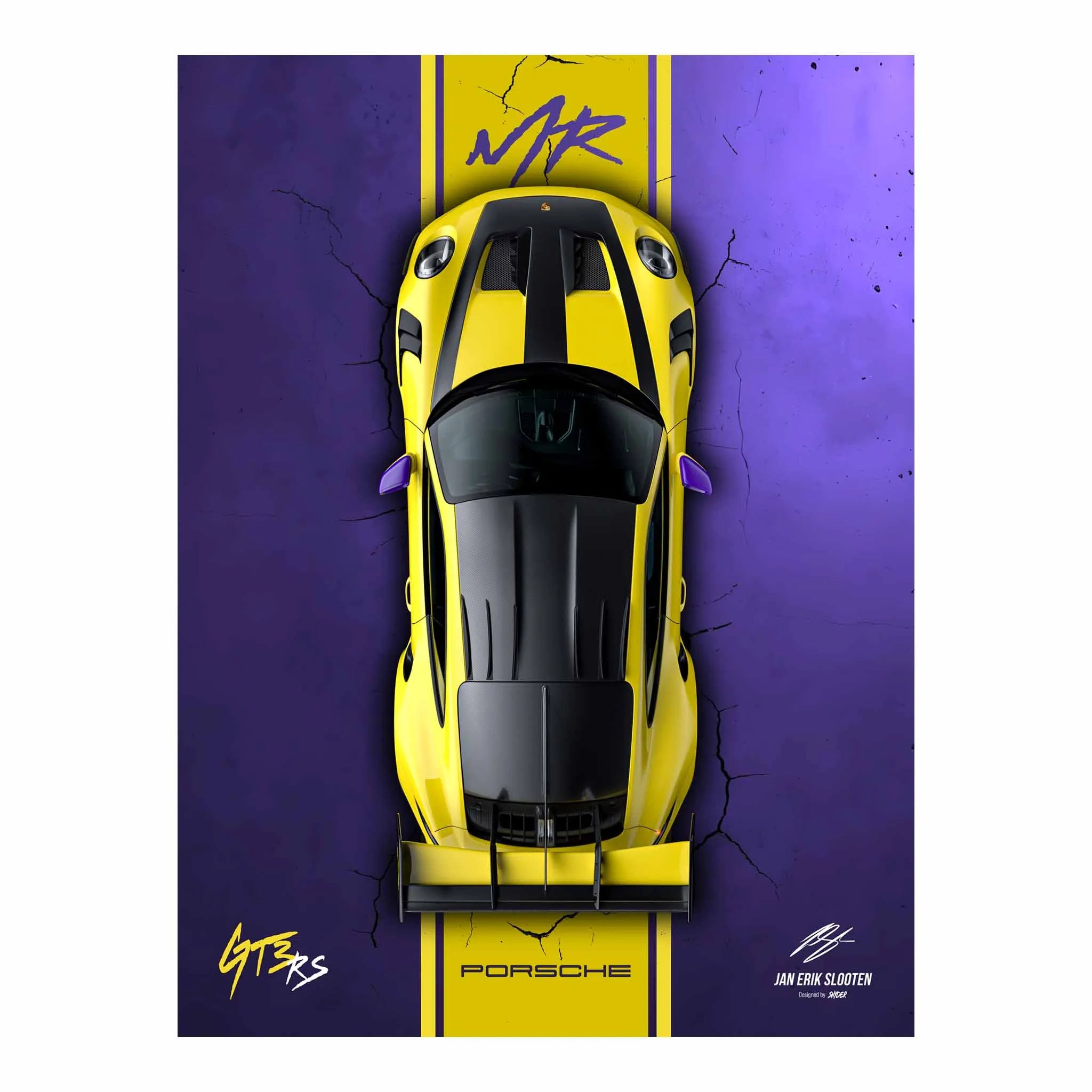Artist Army Porsche 992 Gt3rs Mr Poster 1