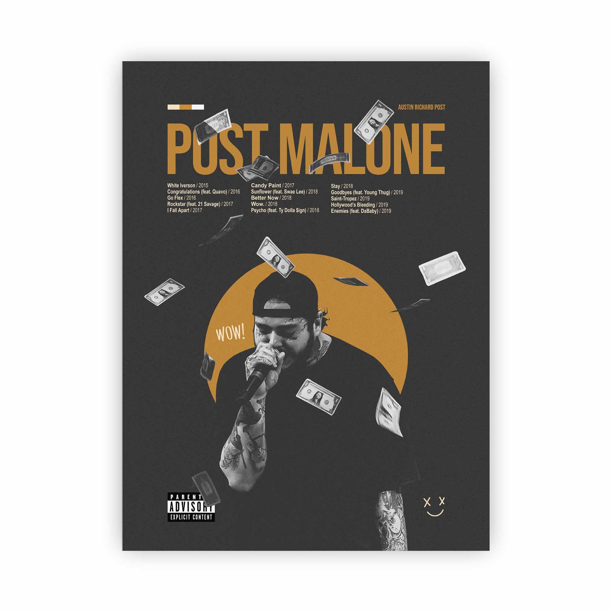 Artist Army Post Malone Alu Dibond 1