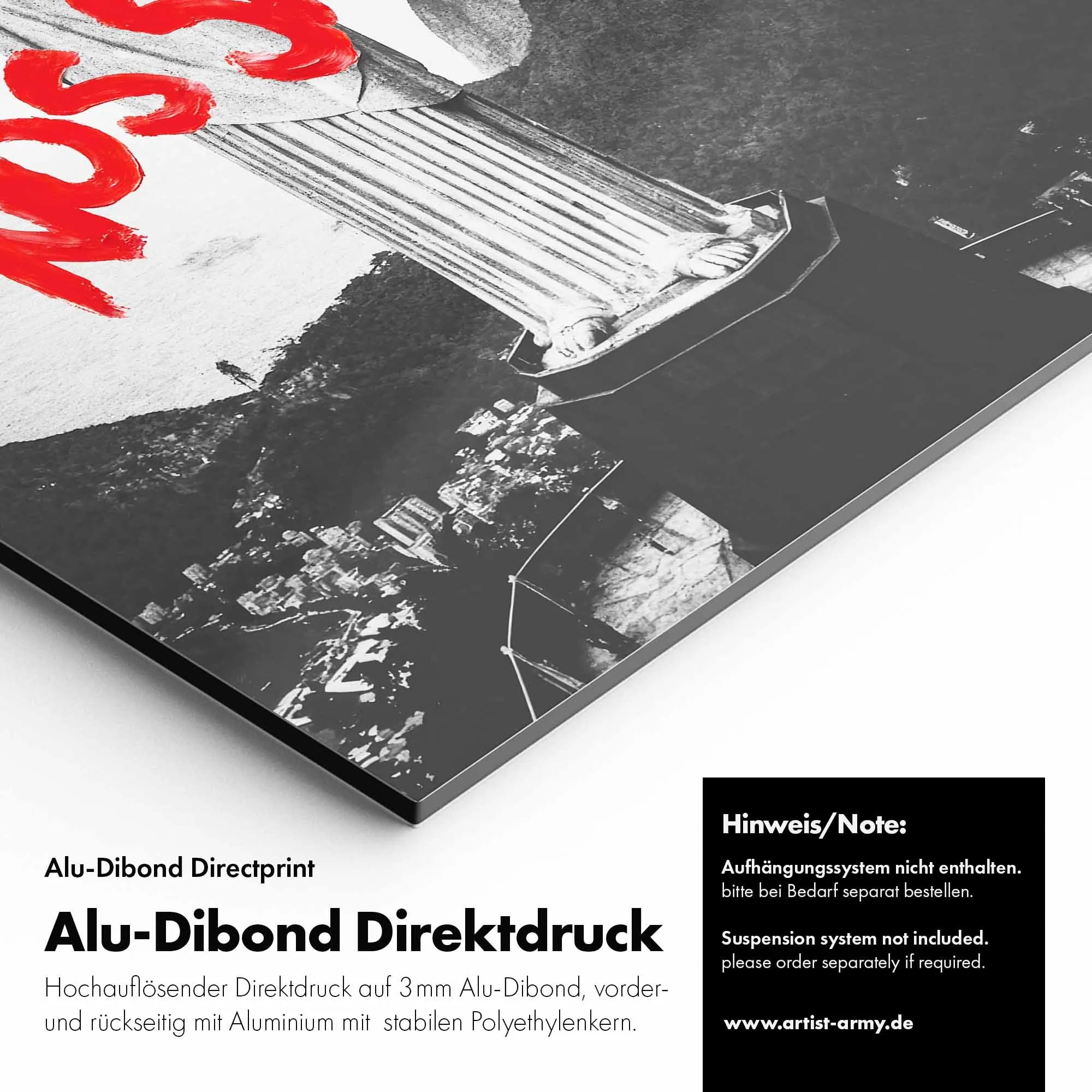 Artist Army Quem Nos Salva Alu Dibond Detail