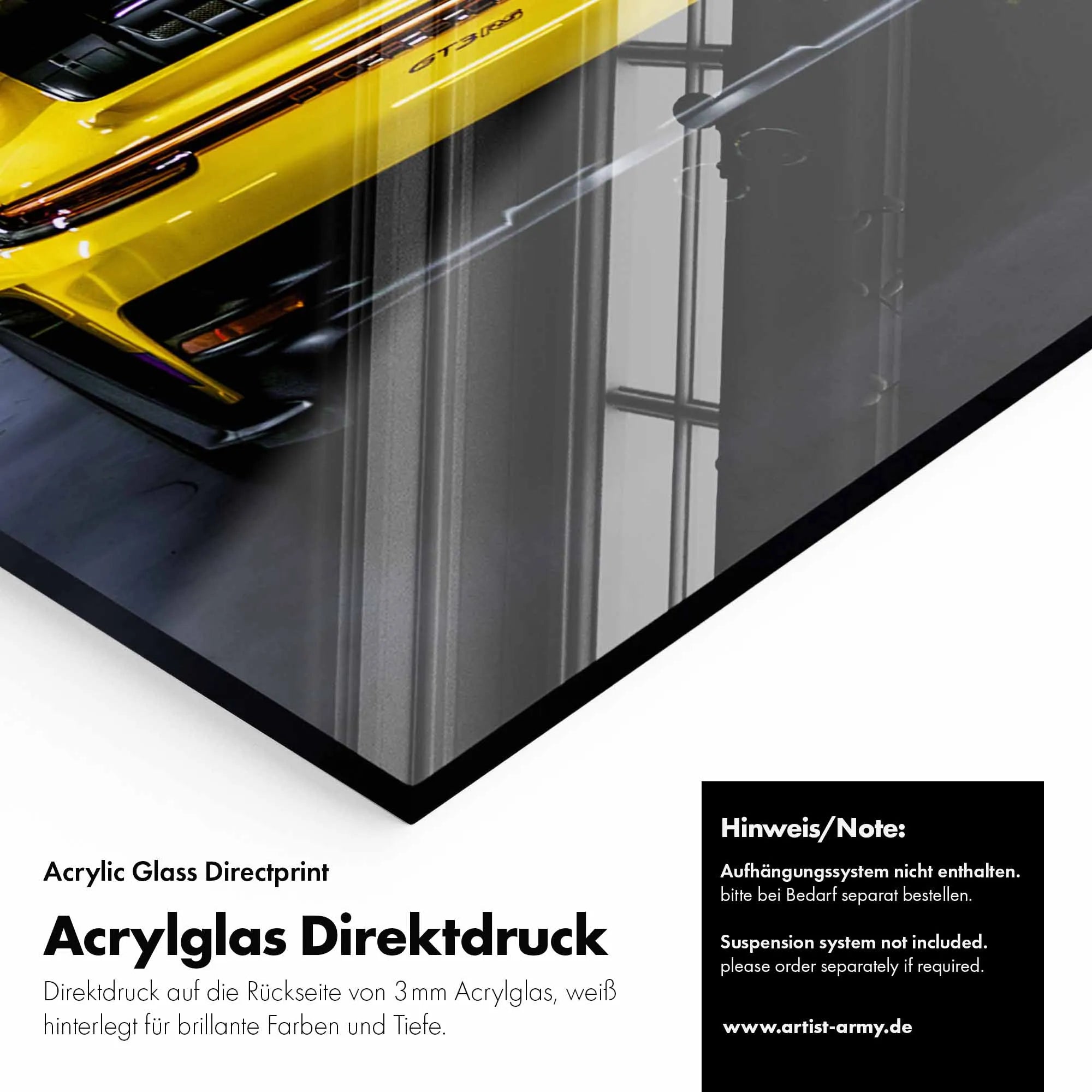 Artist Army Racecar X Artistarmy Gt3 Rs Acrylglasbild Detail