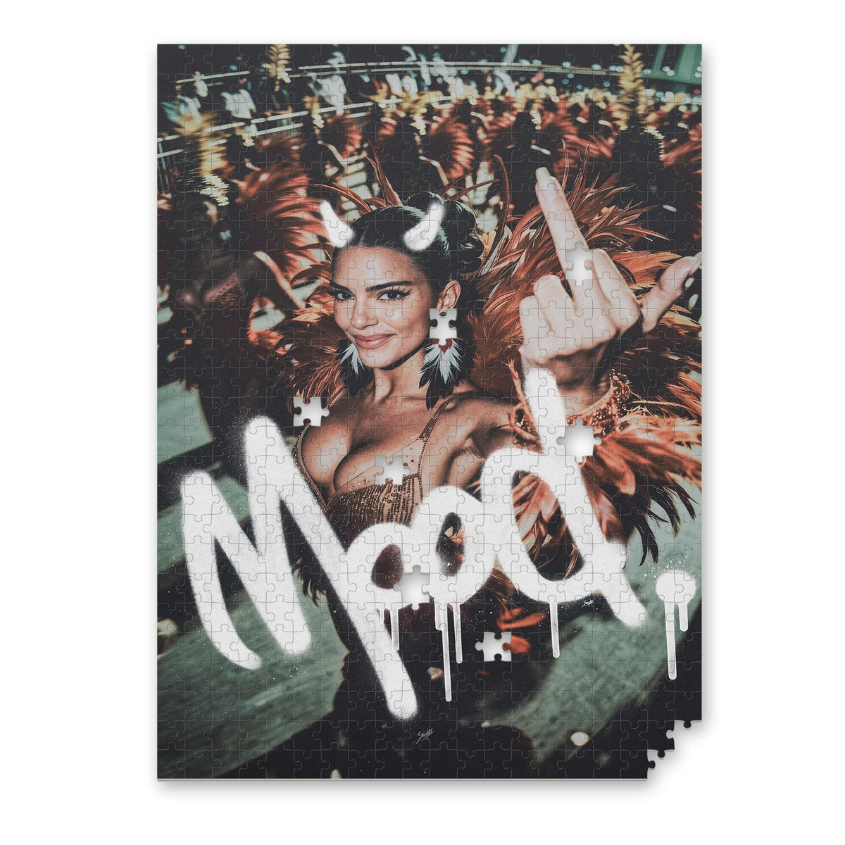 Rio de Janeiro Puzzle mit Brazil Carnival und Street Art Motiv von Artist Army