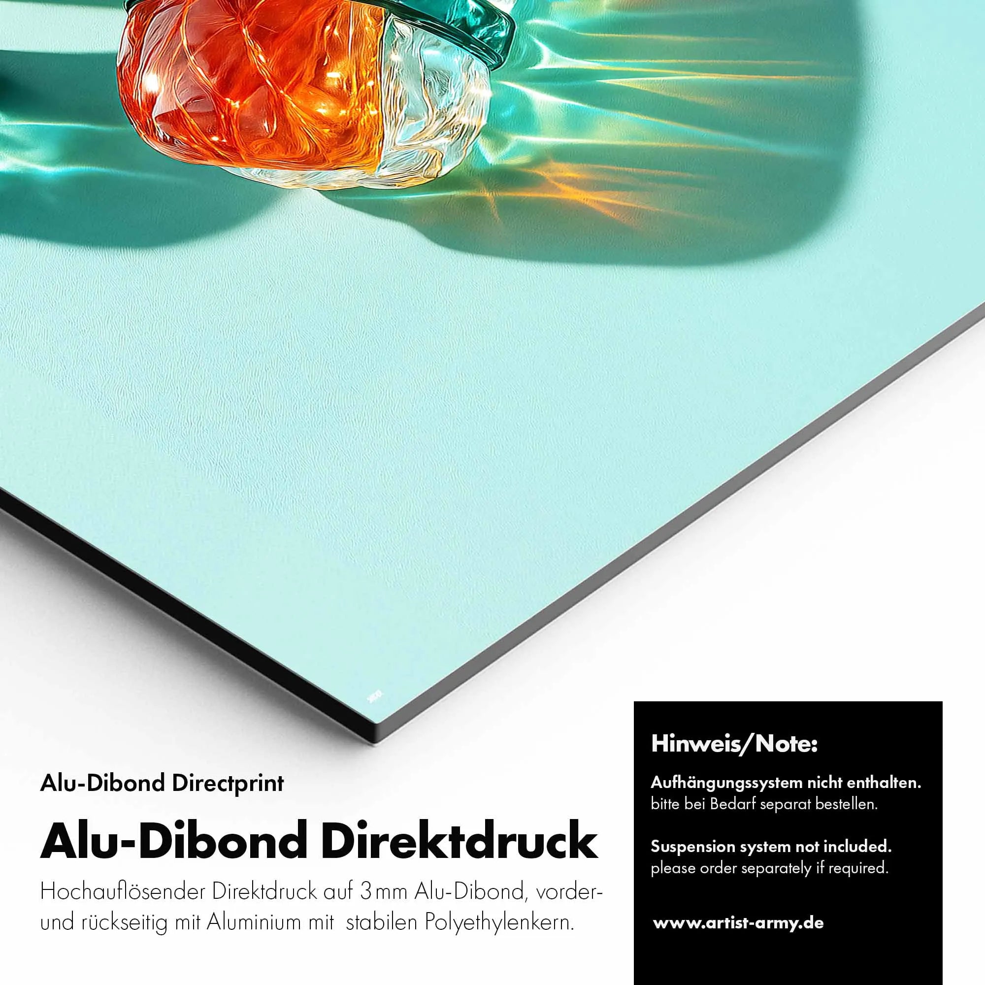 Artist Army Shard Sushi Alu Dibond Detail