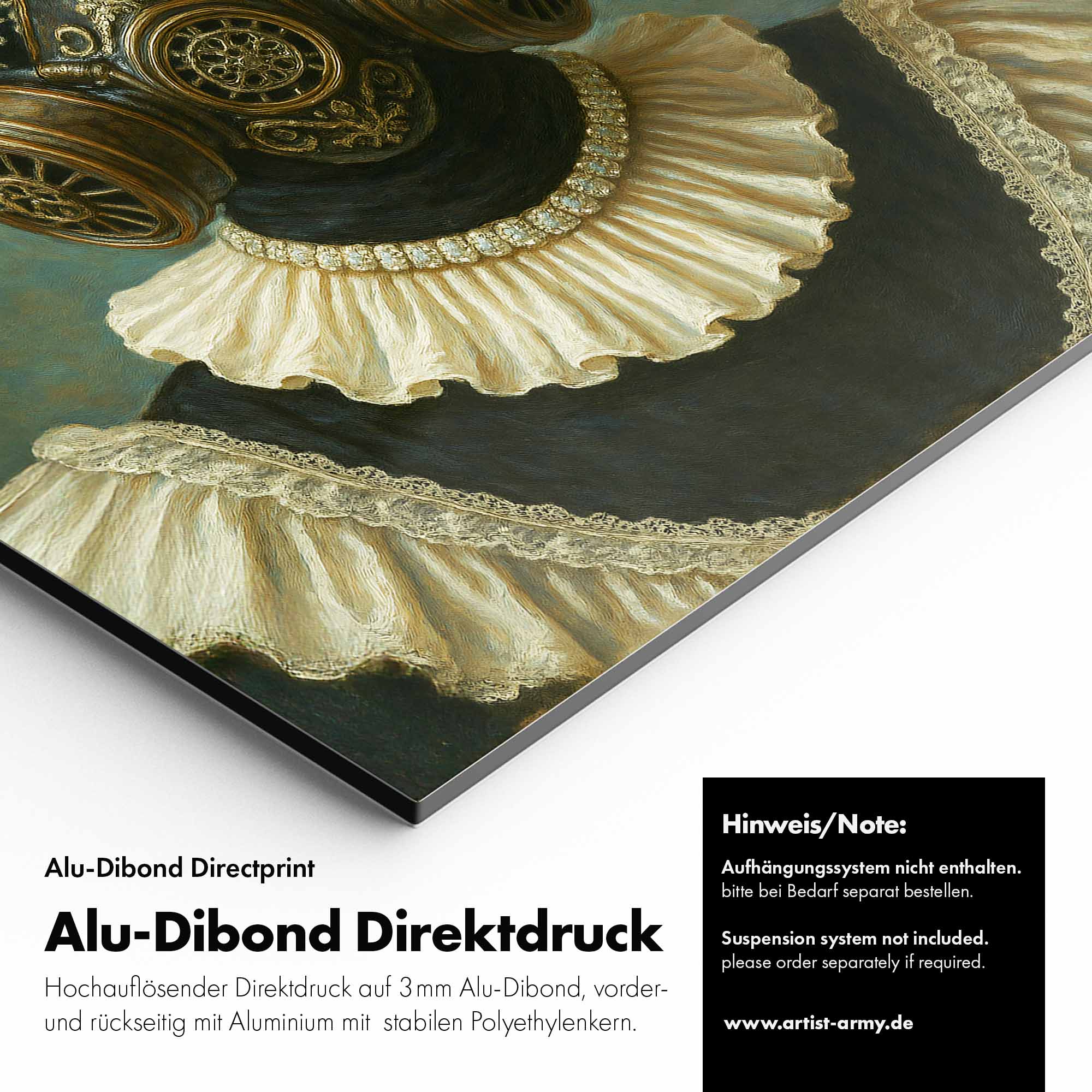 Artist Army Silent Monarch Alu Dibond Detail