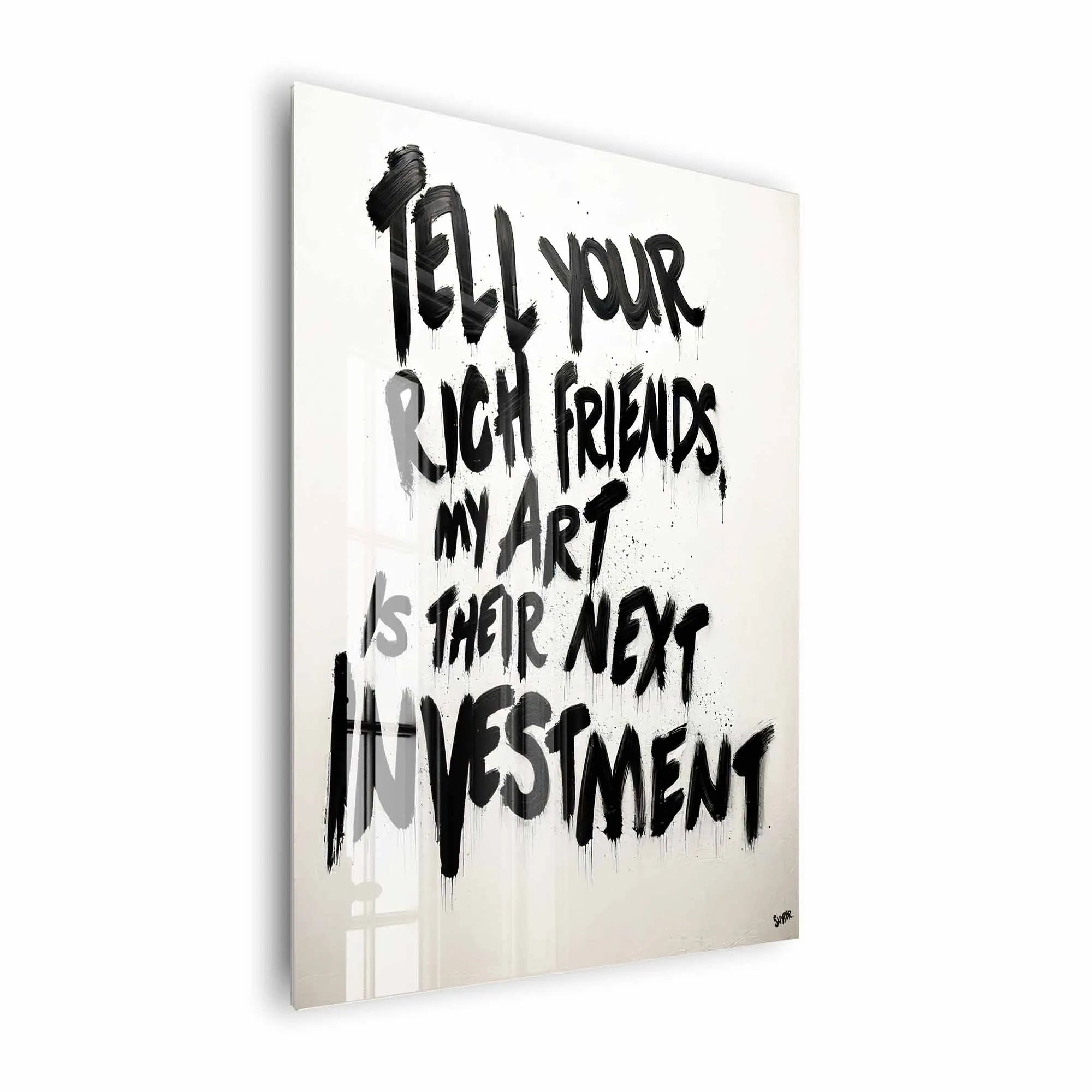 Artist Army Tell Your Rich Friends Acrylglasbild 2